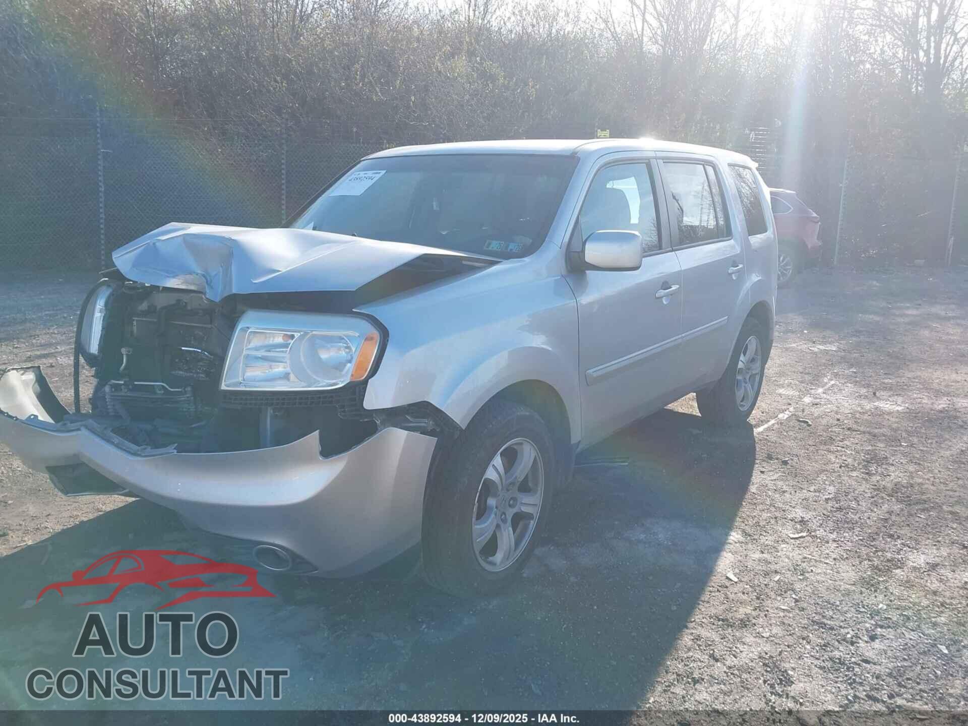 HONDA PILOT 2013 - 5FNYF4H41DB078021