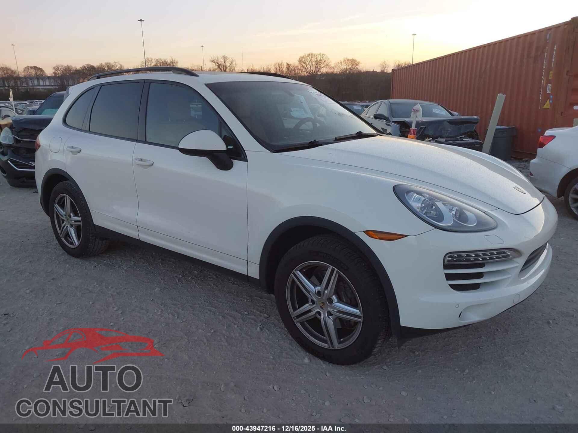PORSCHE CAYENNE 2012 - WP1AA2A22CLA01150
