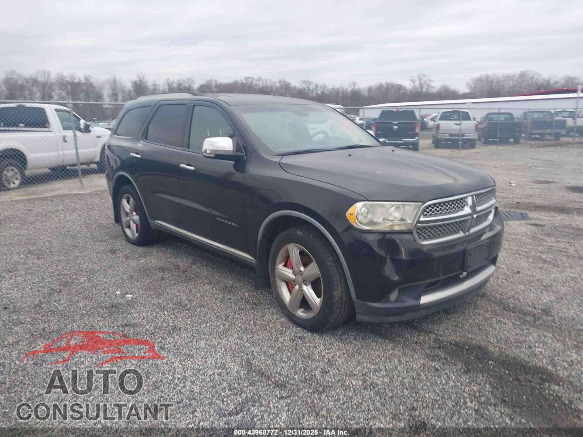 DODGE DURANGO 2012 - 1C4SDJET0CC211658
