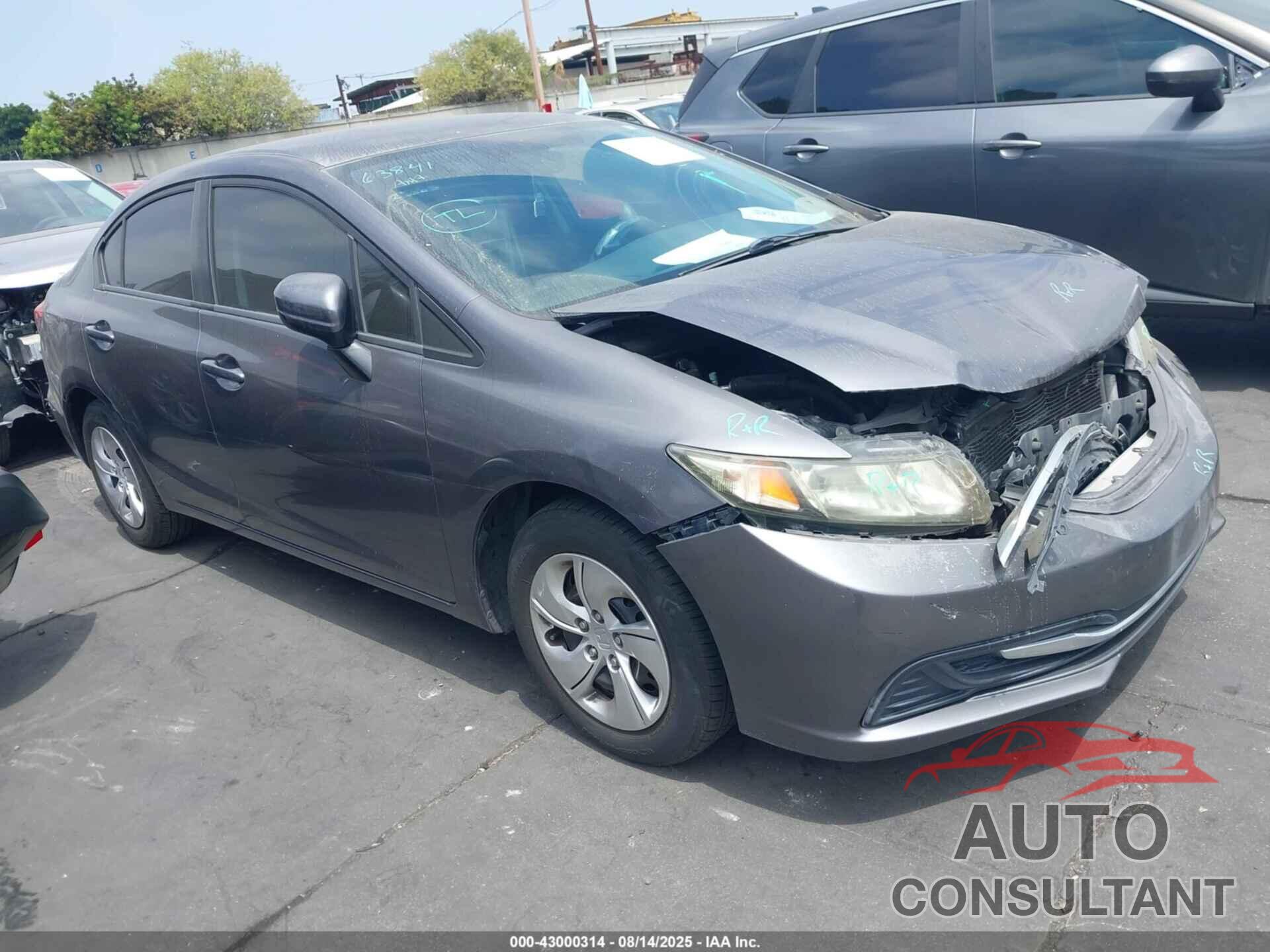 HONDA CIVIC 2014 - 19XFB2F51EE202850