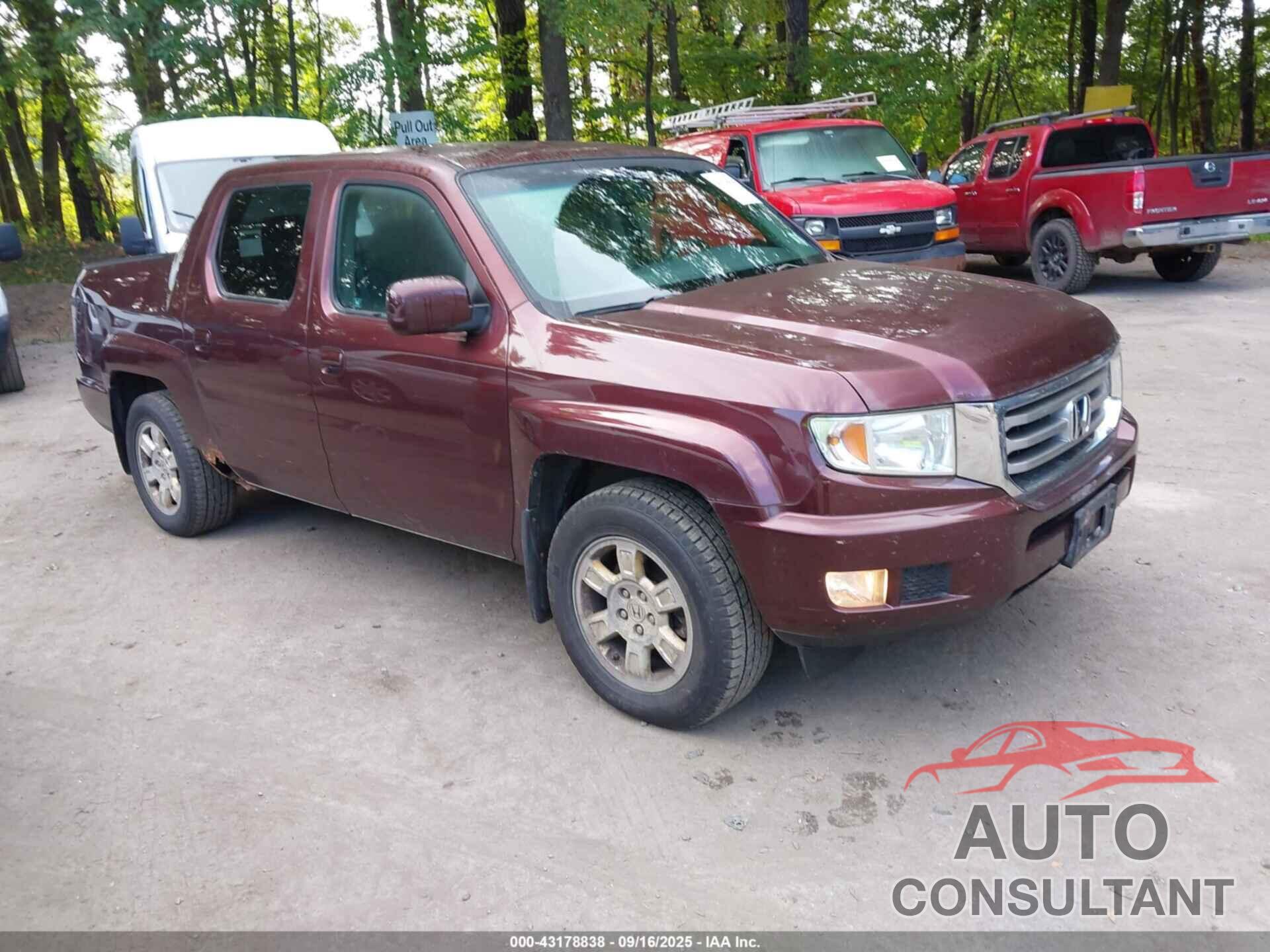 HONDA RIDGELINE 2012 - 5FPYK1F41CB459936