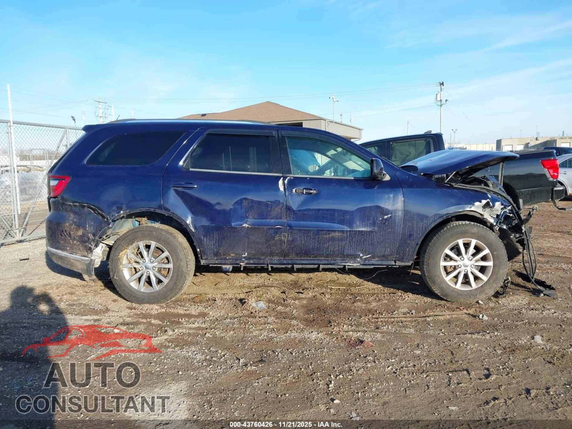 DODGE DURANGO 2017 - 1C4RDJAG2HC686212