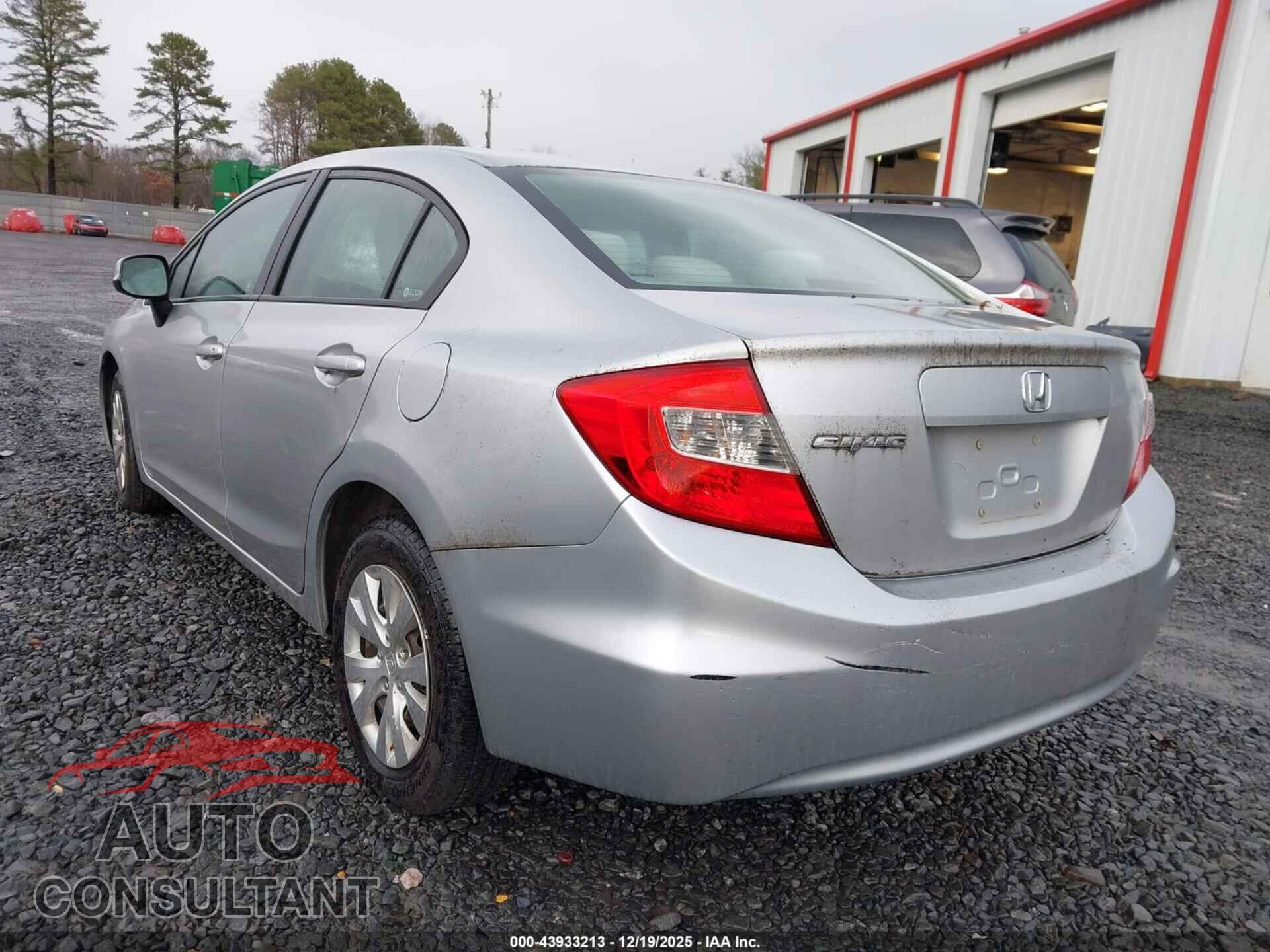 HONDA CIVIC 2012 - 19XFB2F57CE308152
