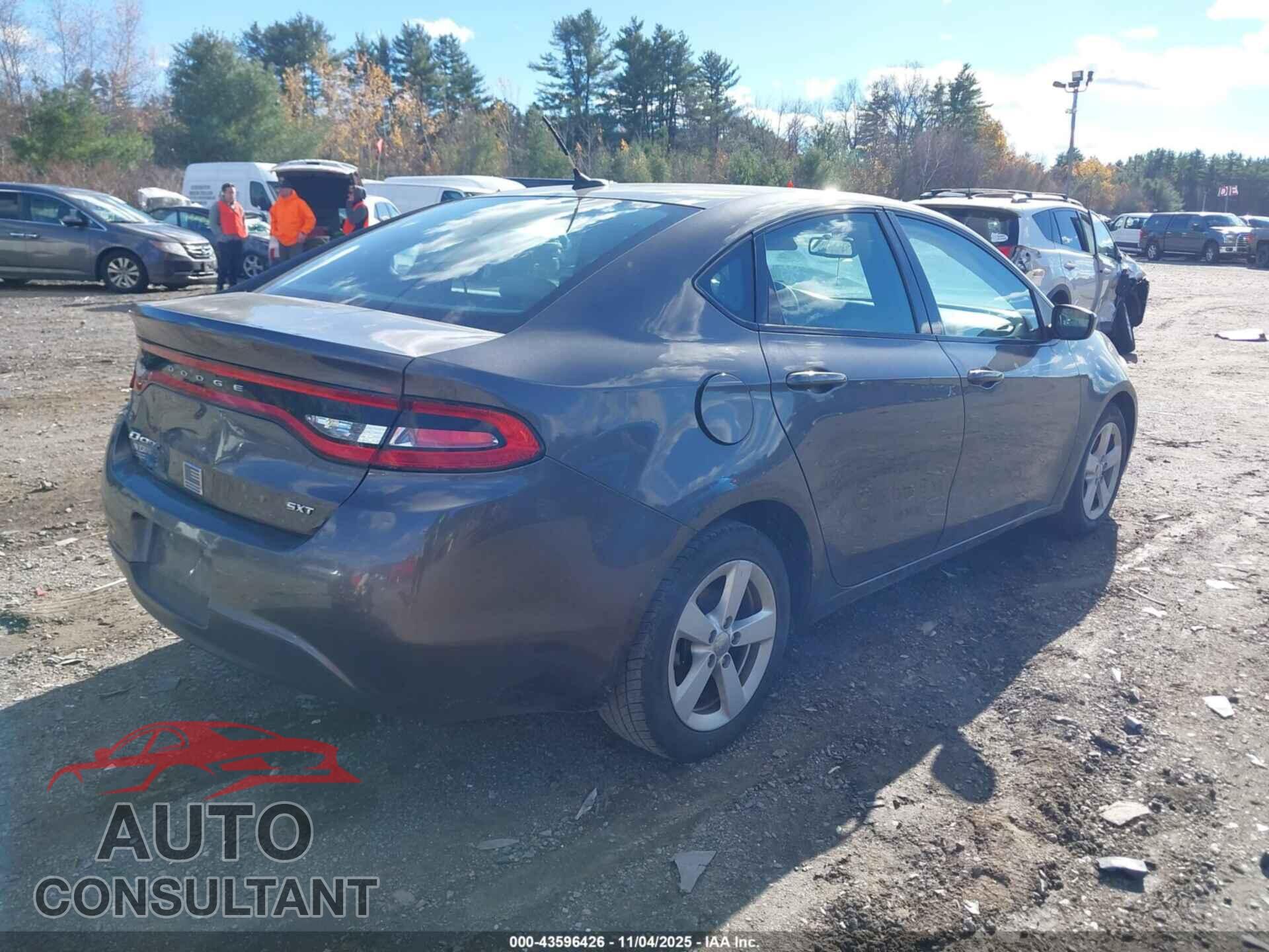 DODGE DART 2015 - 1C3CDFBB0FD281550
