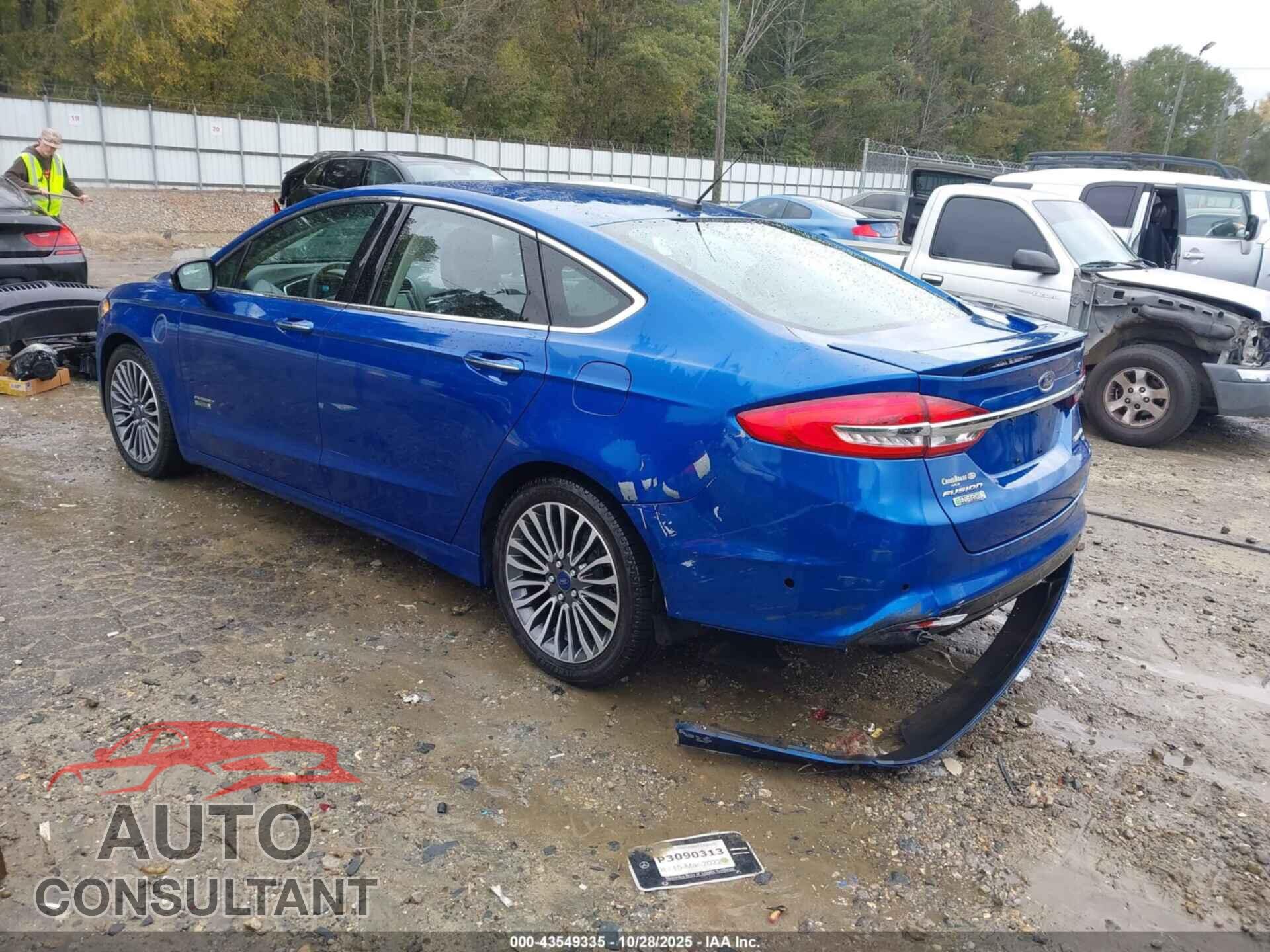 FORD FUSION ENERGI 2017 - 3FA6P0SU6HR128590