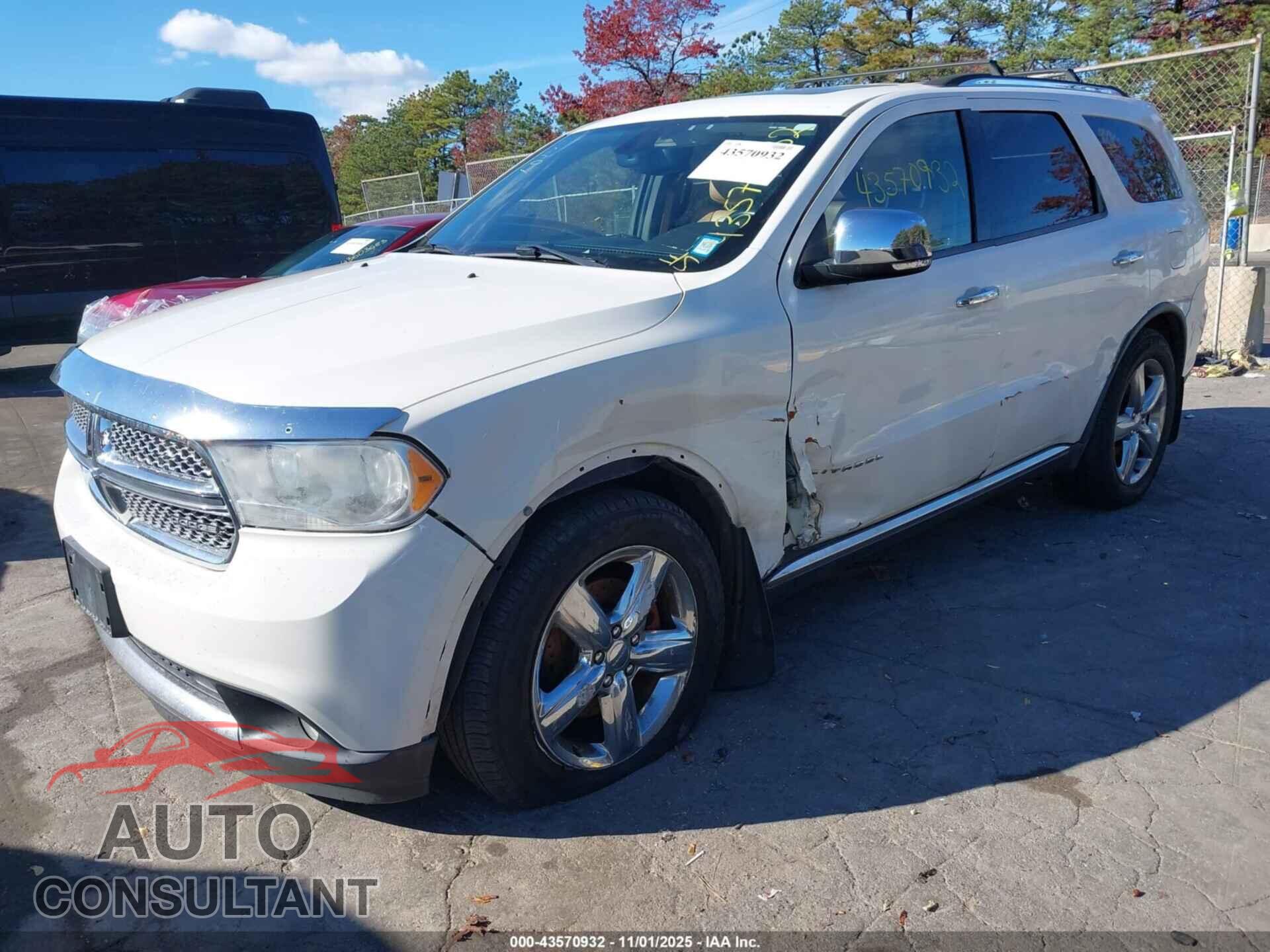 DODGE DURANGO 2011 - 1D4SE5GT9BC693193