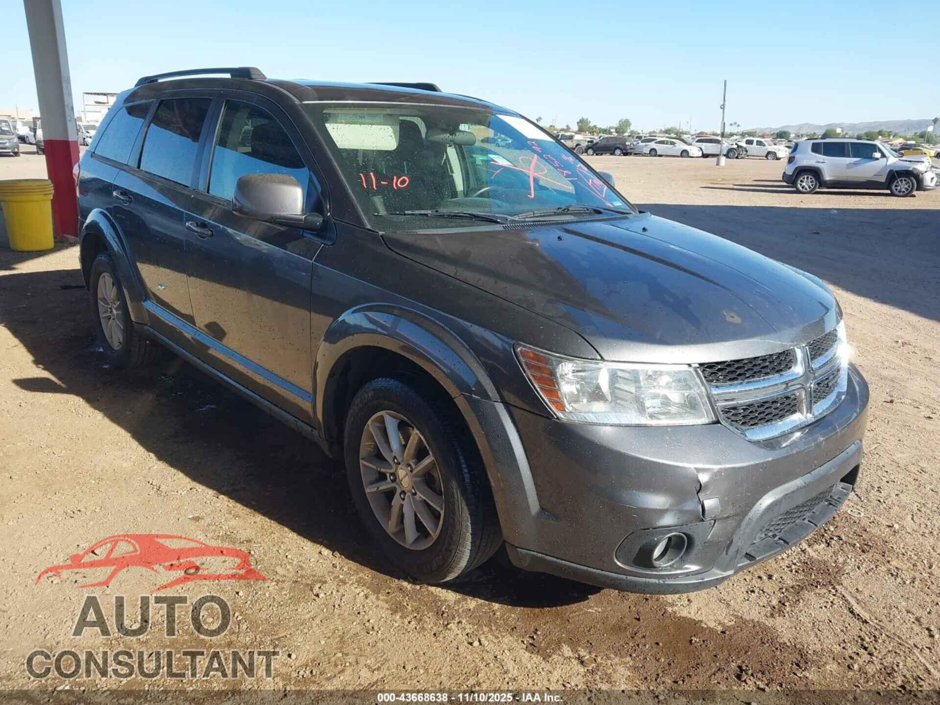 DODGE JOURNEY 2016 - 3C4PDCBB7GT185292