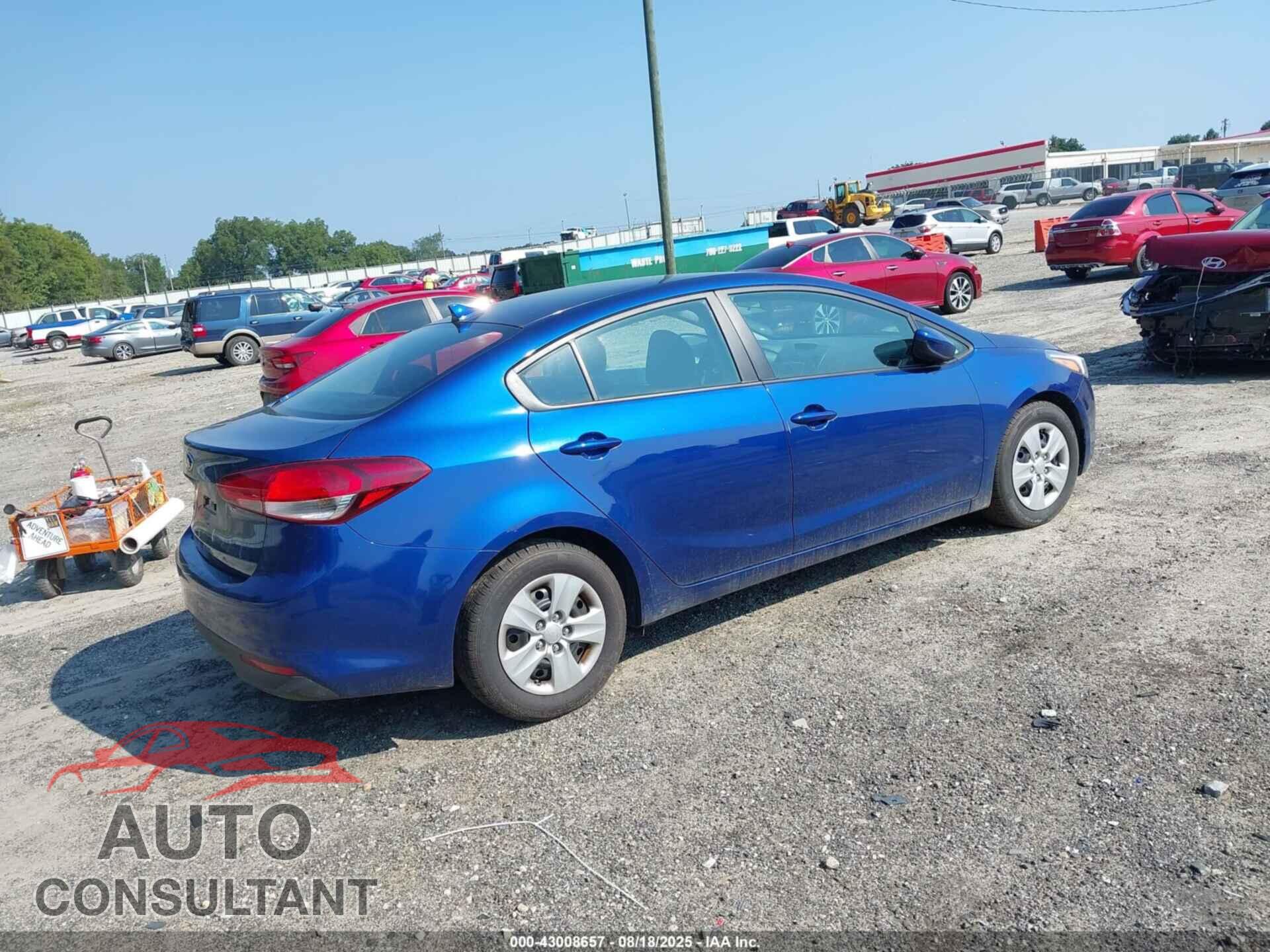 KIA FORTE 2017 - 3KPFK4A74HE141311