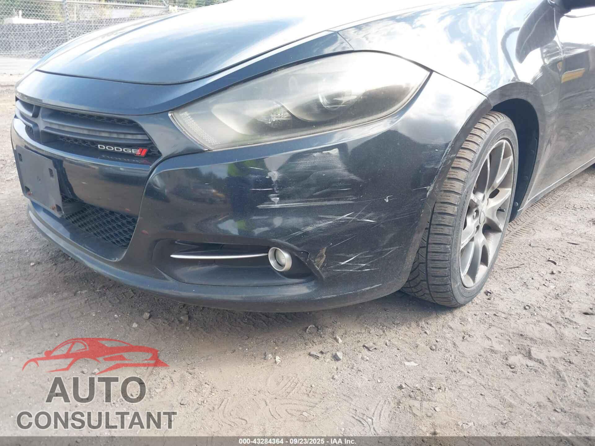 DODGE DART 2013 - 1C3CDFBA9DD295886
