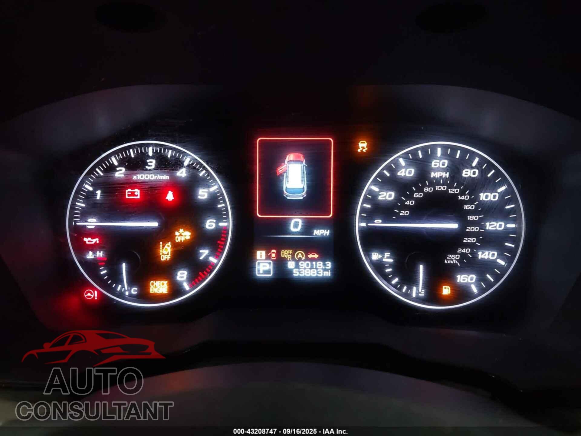 SUBARU OUTBACK 2020 - 4S4BTAEC3L3234916