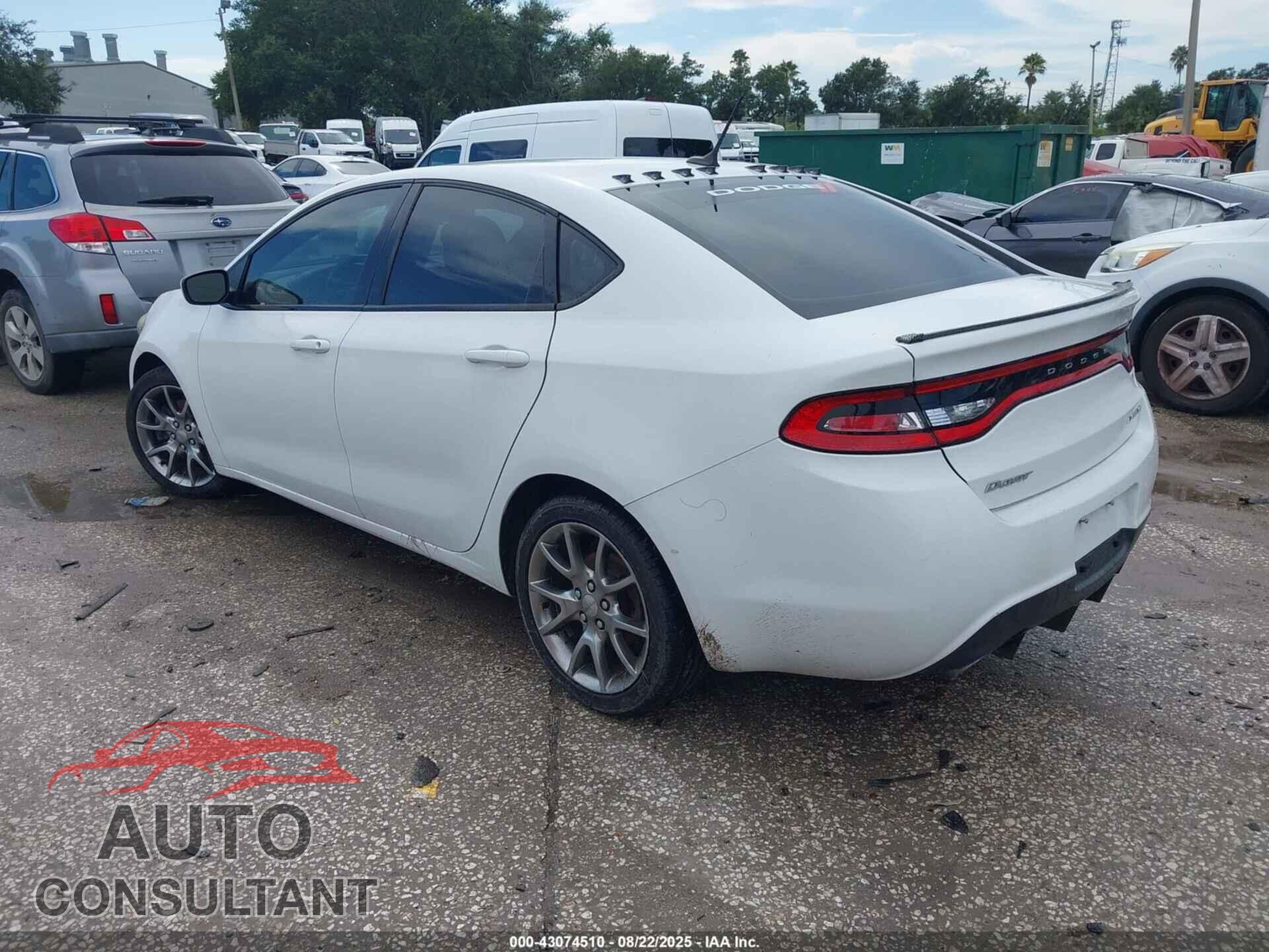 DODGE DART 2015 - 1C3CDFBB3FD123705