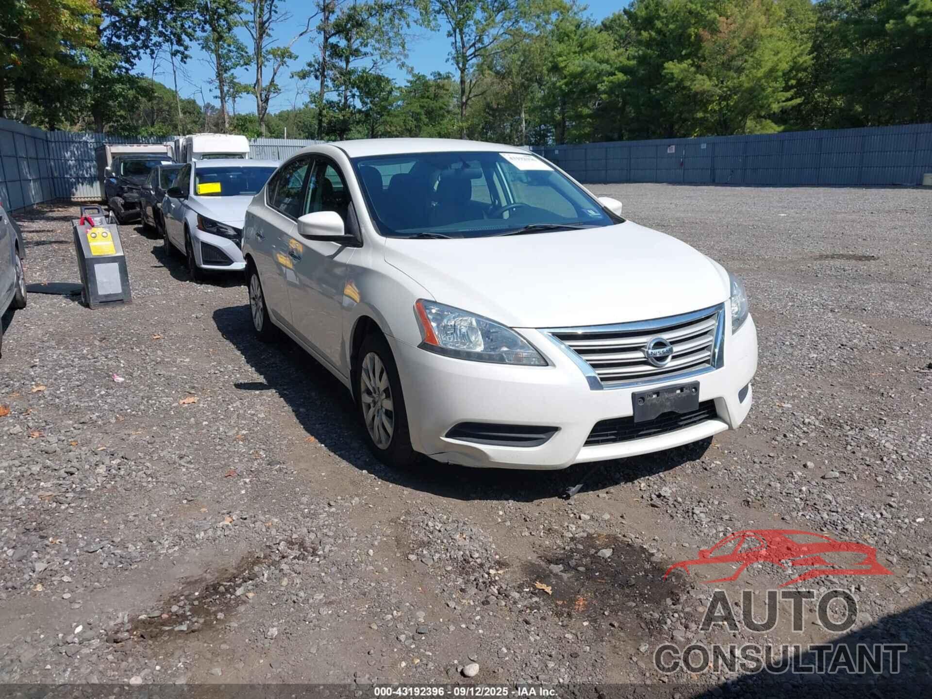 NISSAN SENTRA 2013 - 3N1AB7AP2DL732404