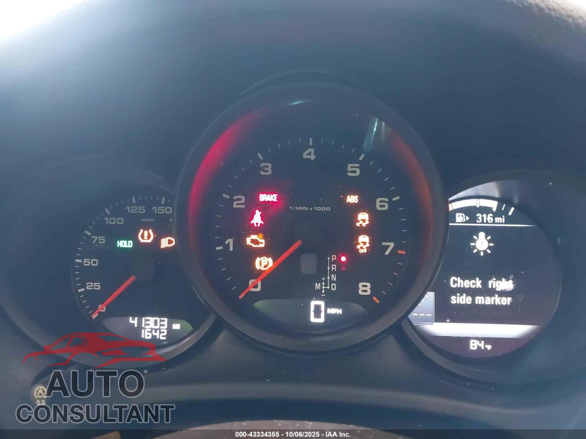 PORSCHE MACAN 2017 - WP1AA2A50HLB81486