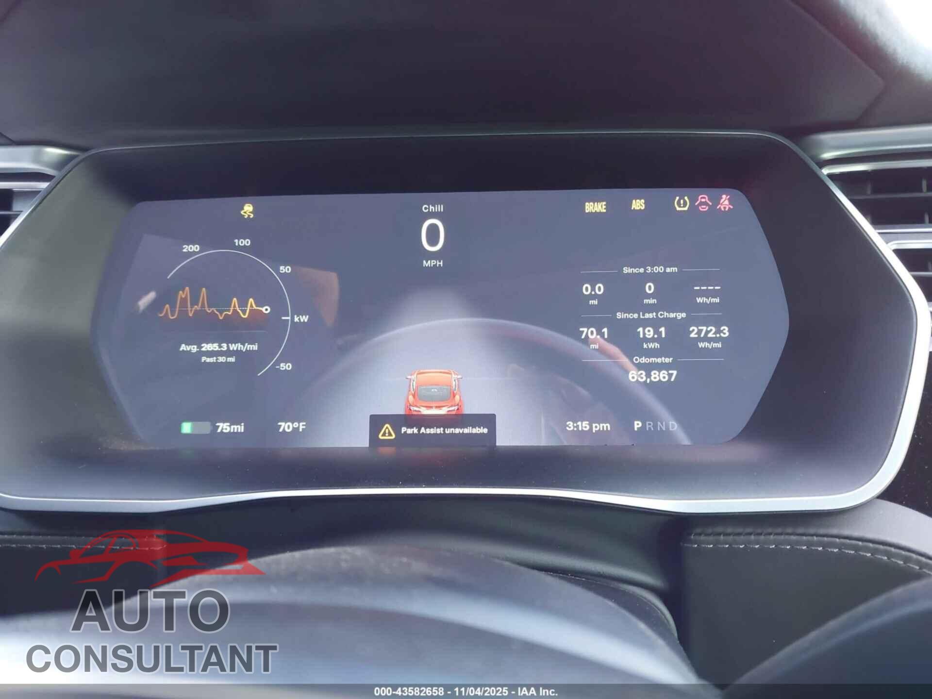 TESLA MODEL S 2016 - 5YJSA1E15GF127741