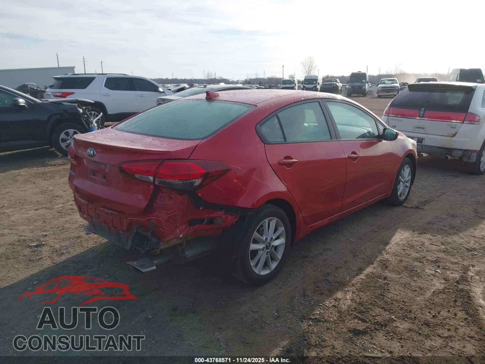 KIA FORTE 2017 - 3KPFL4A77HE051731