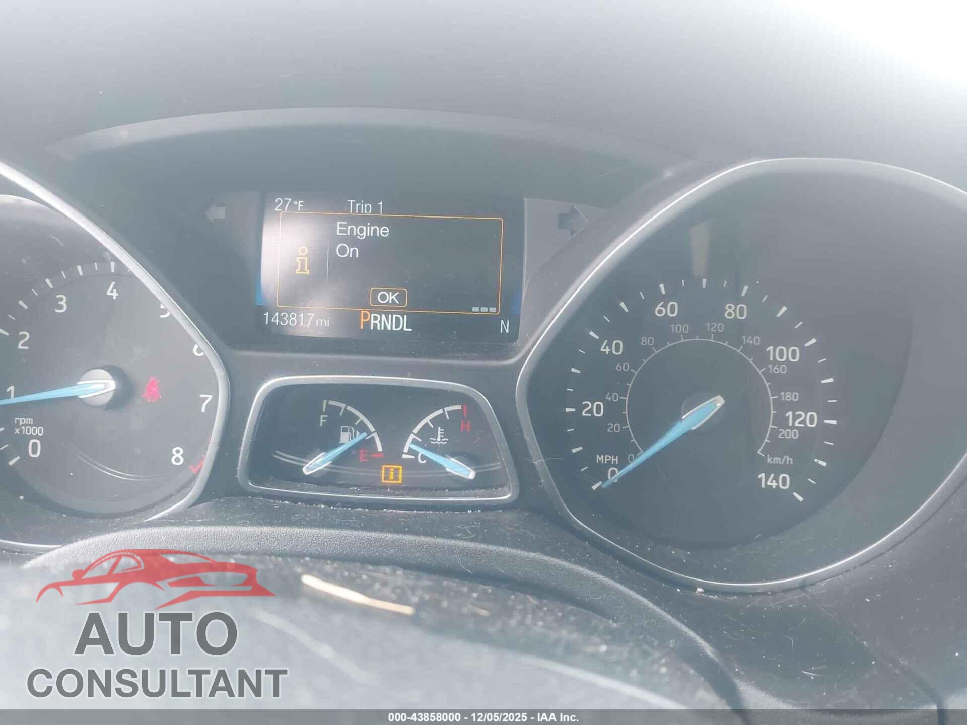 FORD FOCUS 2016 - 1FADP3F23GL354925