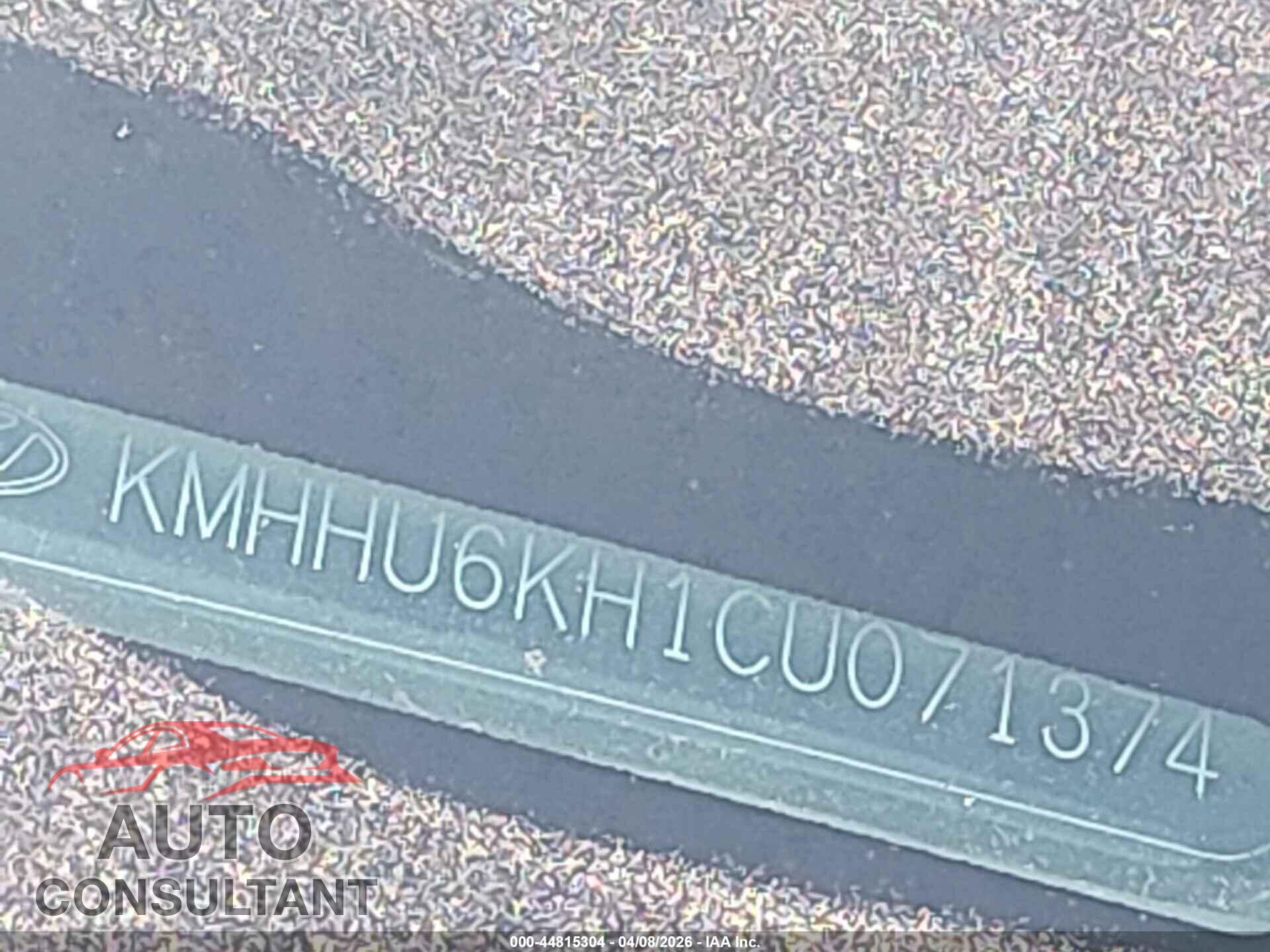 HYUNDAI GENESIS 2012 - KMHHU6KH1CU071374