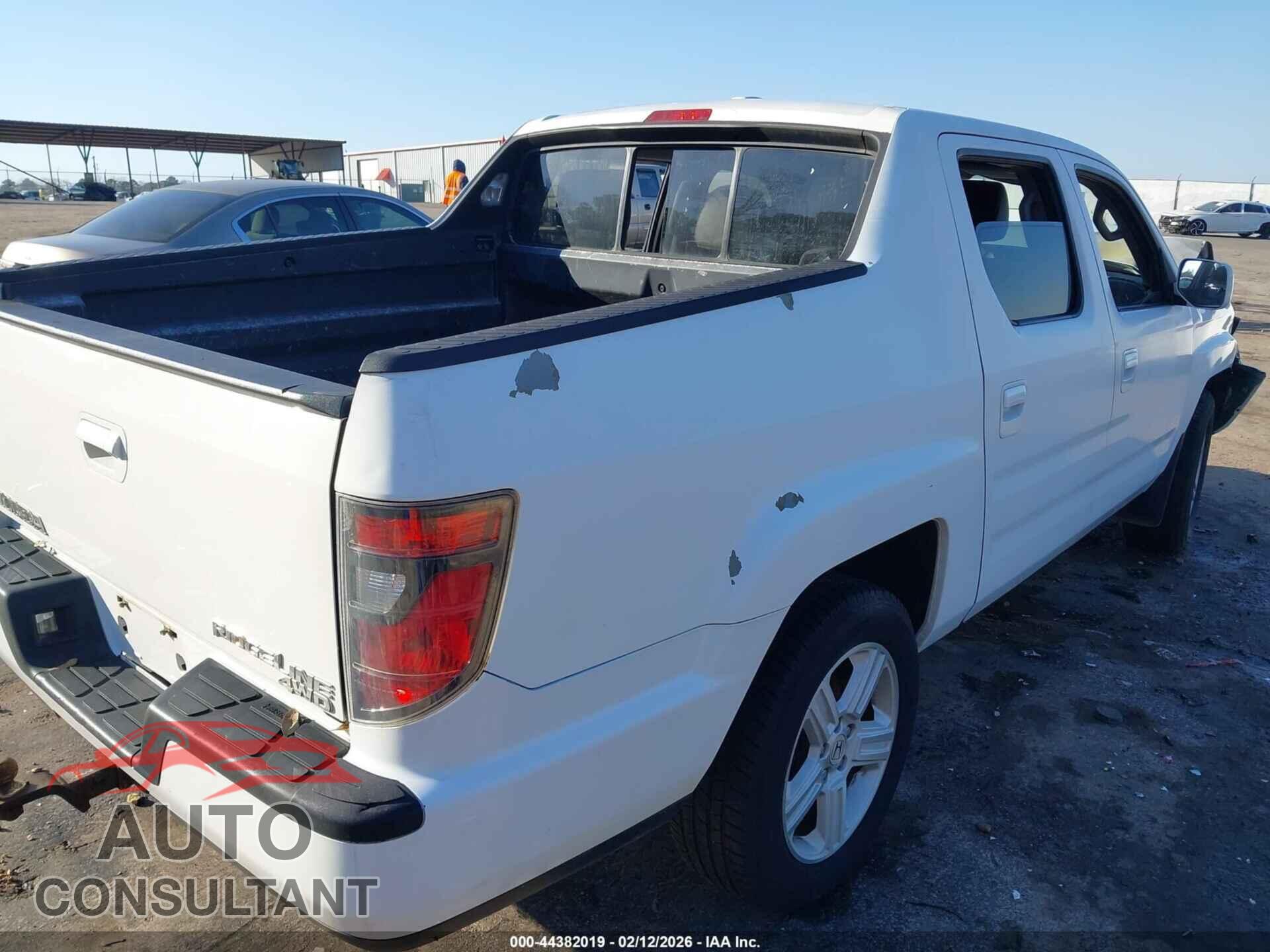 HONDA RIDGELINE 2013 - 5FPYK1F5XDB001032