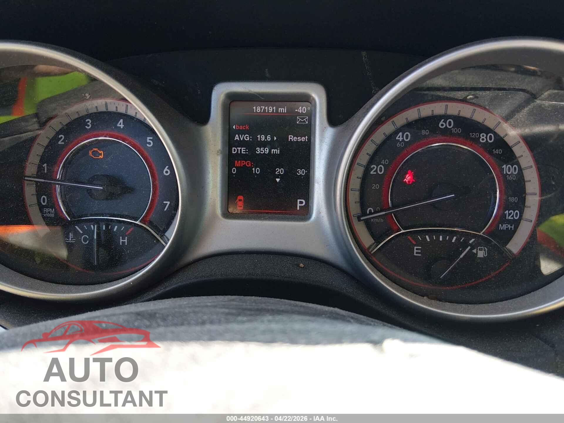 DODGE JOURNEY 2013 - 3C4PDCBB1DT532529