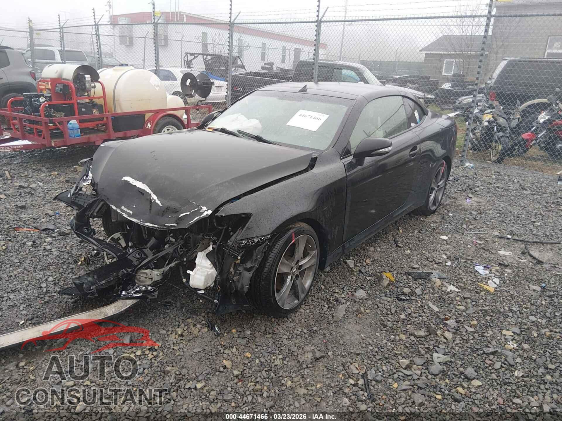 LEXUS IS 250C 2012 - JTHFF2C20C2525147