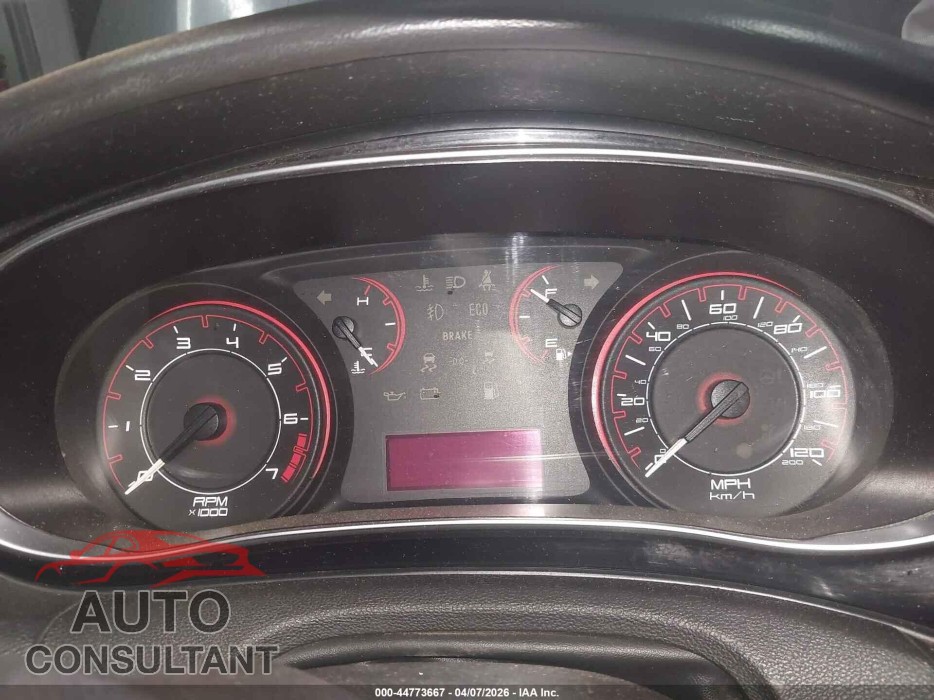 DODGE DART 2013 - 1C3CDFBA8DD288802