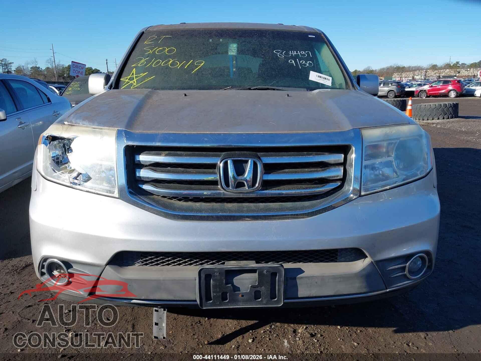 HONDA PILOT 2012 - 5FNYF4H55CB044347