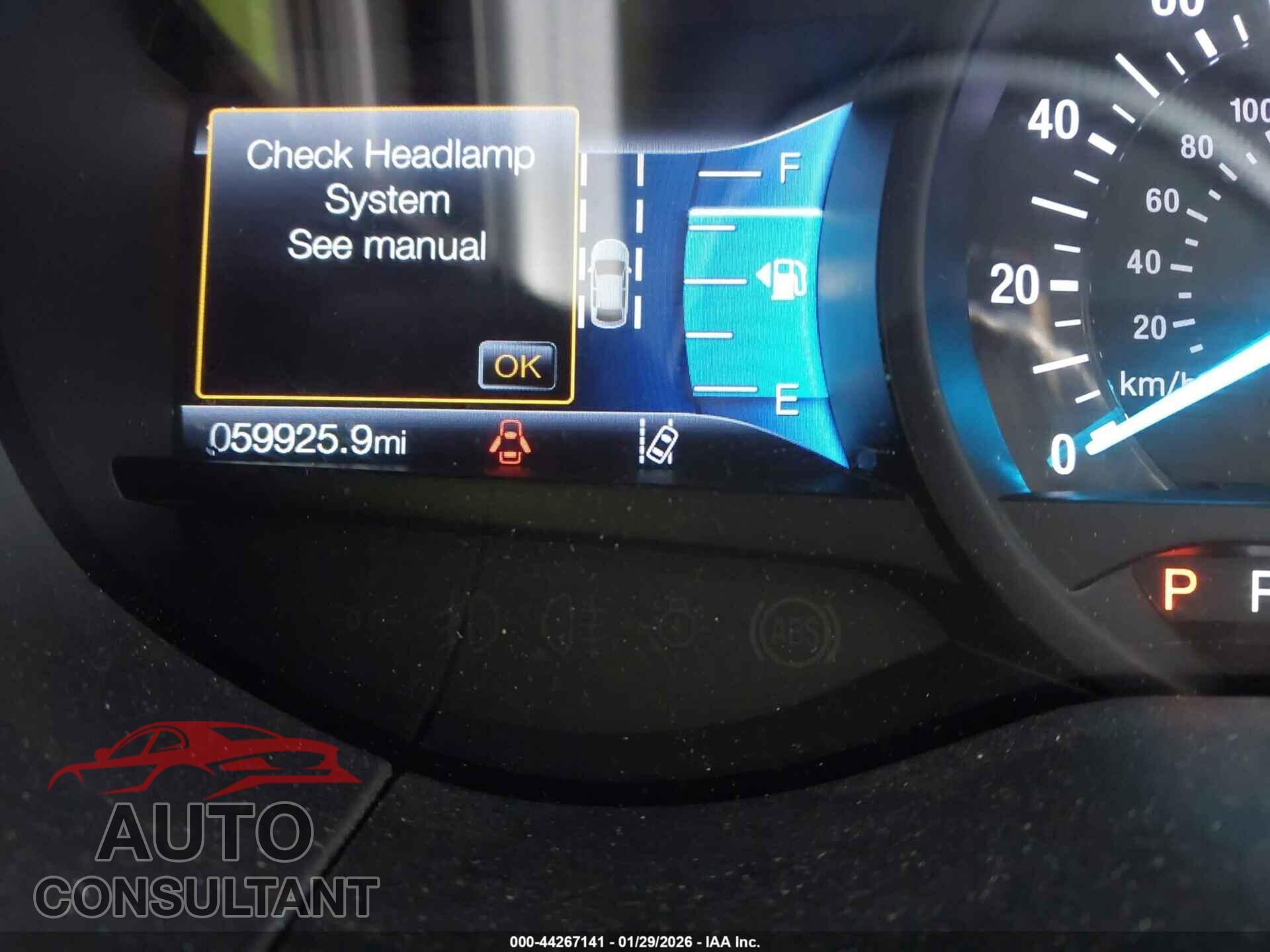 FORD EDGE 2020 - 2FMPK4K91LBA86297