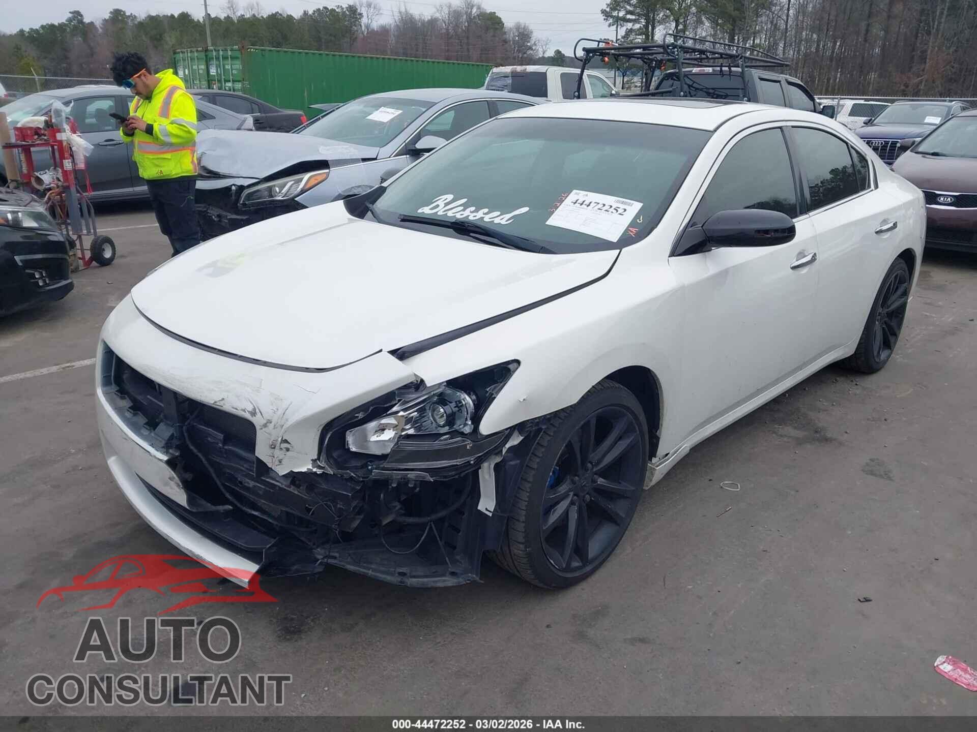 NISSAN MAXIMA 2013 - 1N4AA5AP9DC807914