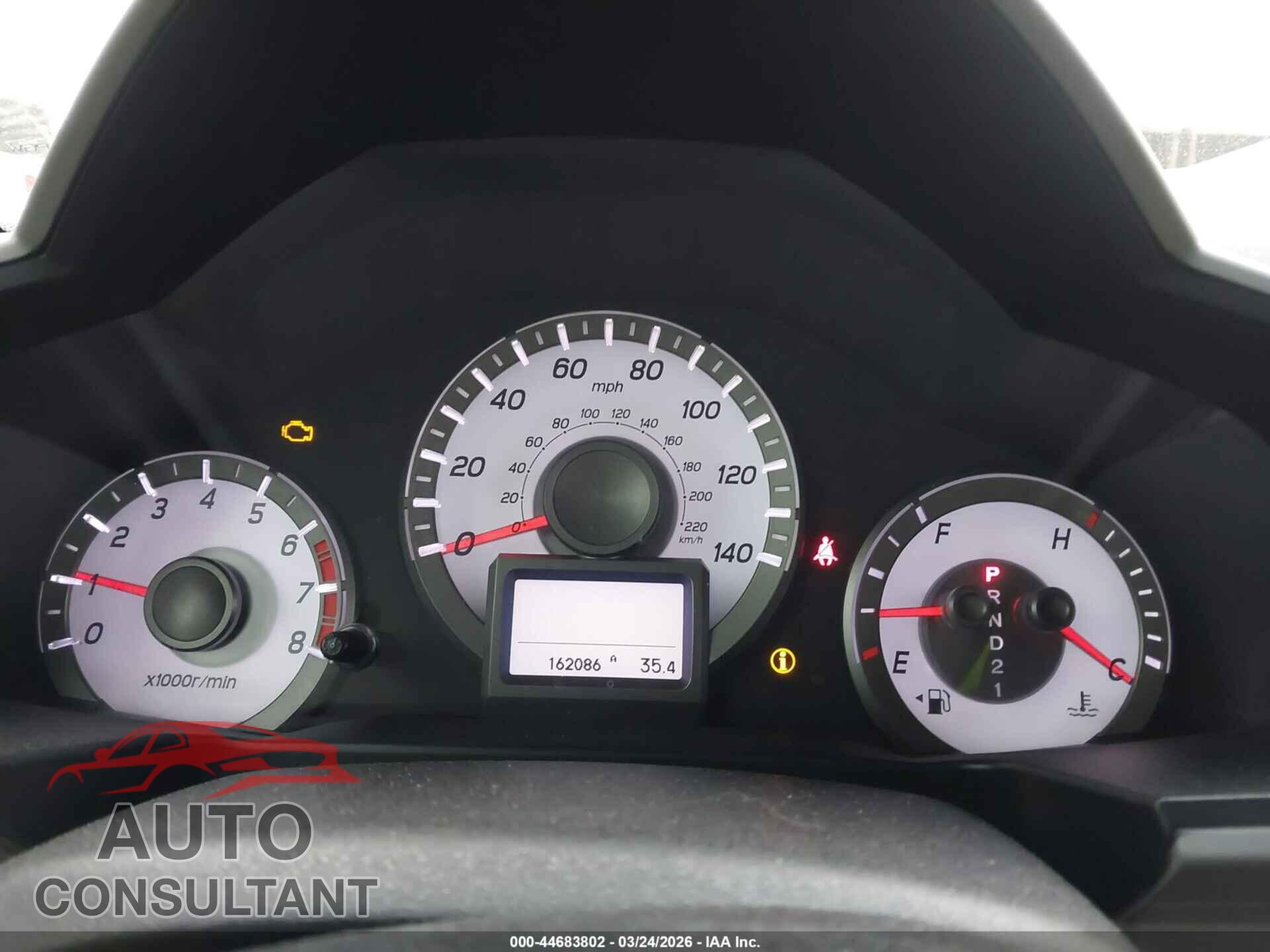 HONDA PILOT 2012 - 5FNYF3H98CB042881