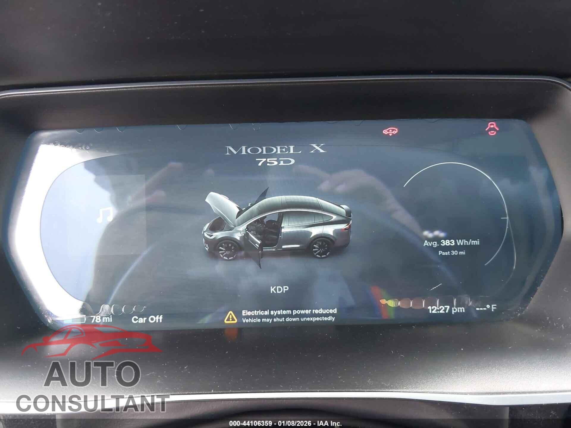 TESLA MODEL X 2017 - 5YJXCDE27HF049359