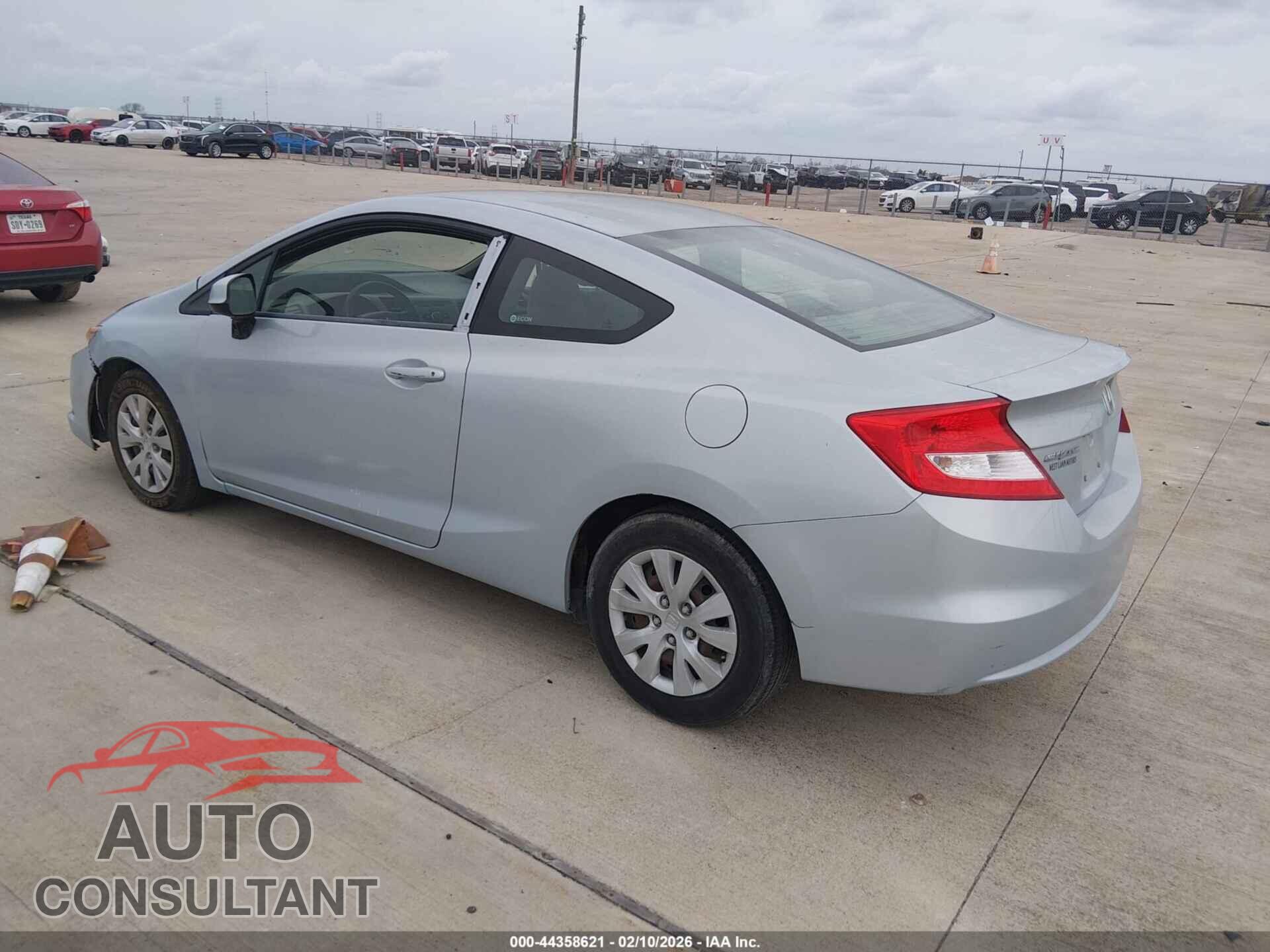 HONDA CIVIC 2012 - 2HGFG3B51CH527109
