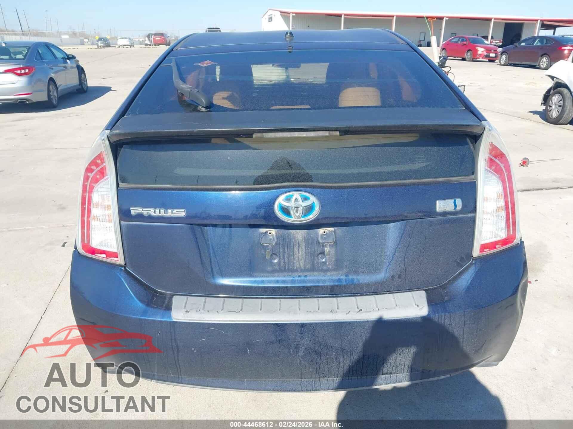 TOYOTA PRIUS 2012 - JTDKN3DUXC1550135