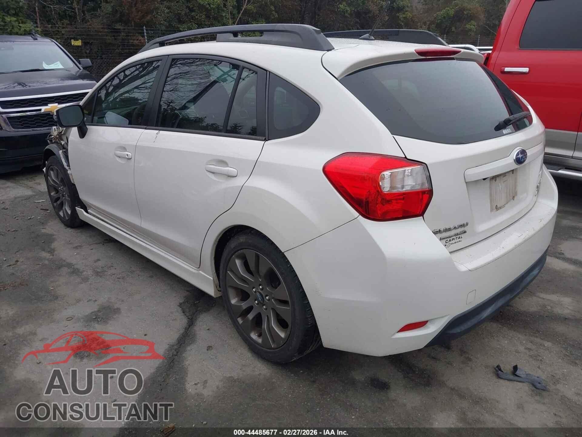 SUBARU IMPREZA 2016 - JF1GPAP65G8317963