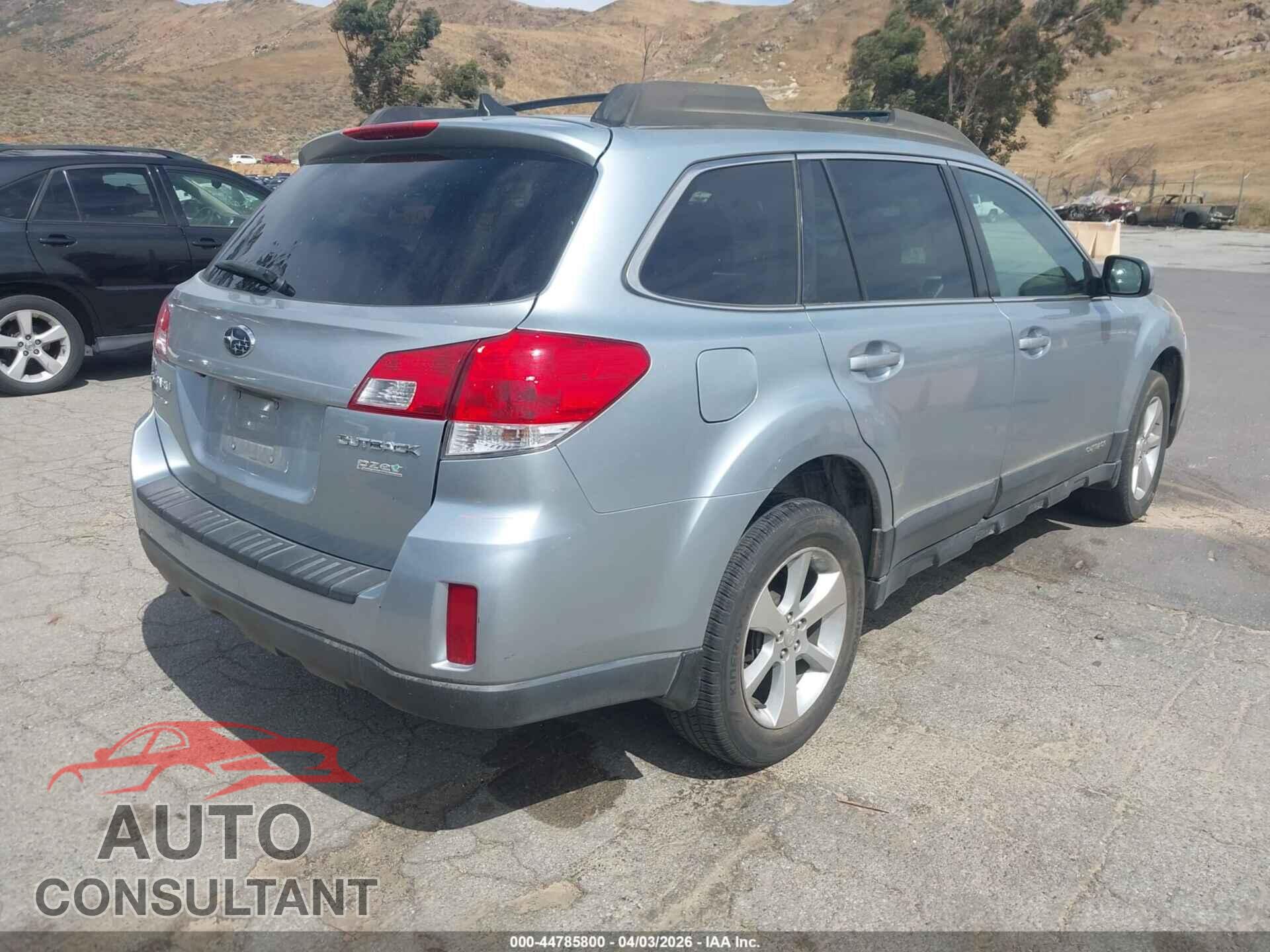 SUBARU OUTBACK 2014 - 4S4BRBLC1E3200970