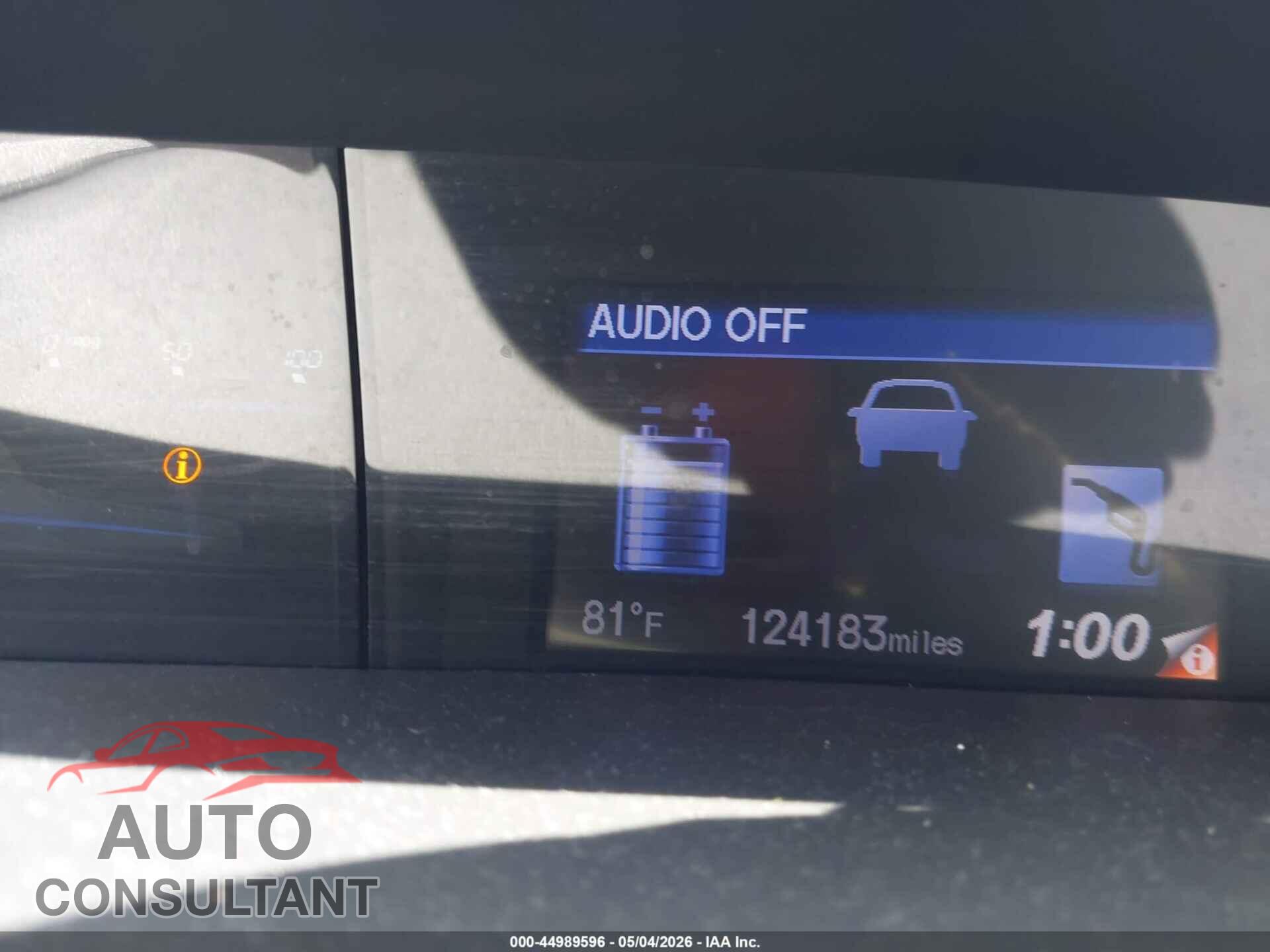 HONDA CIVIC HYBRID 2012 - JHMFB4F23CS007911