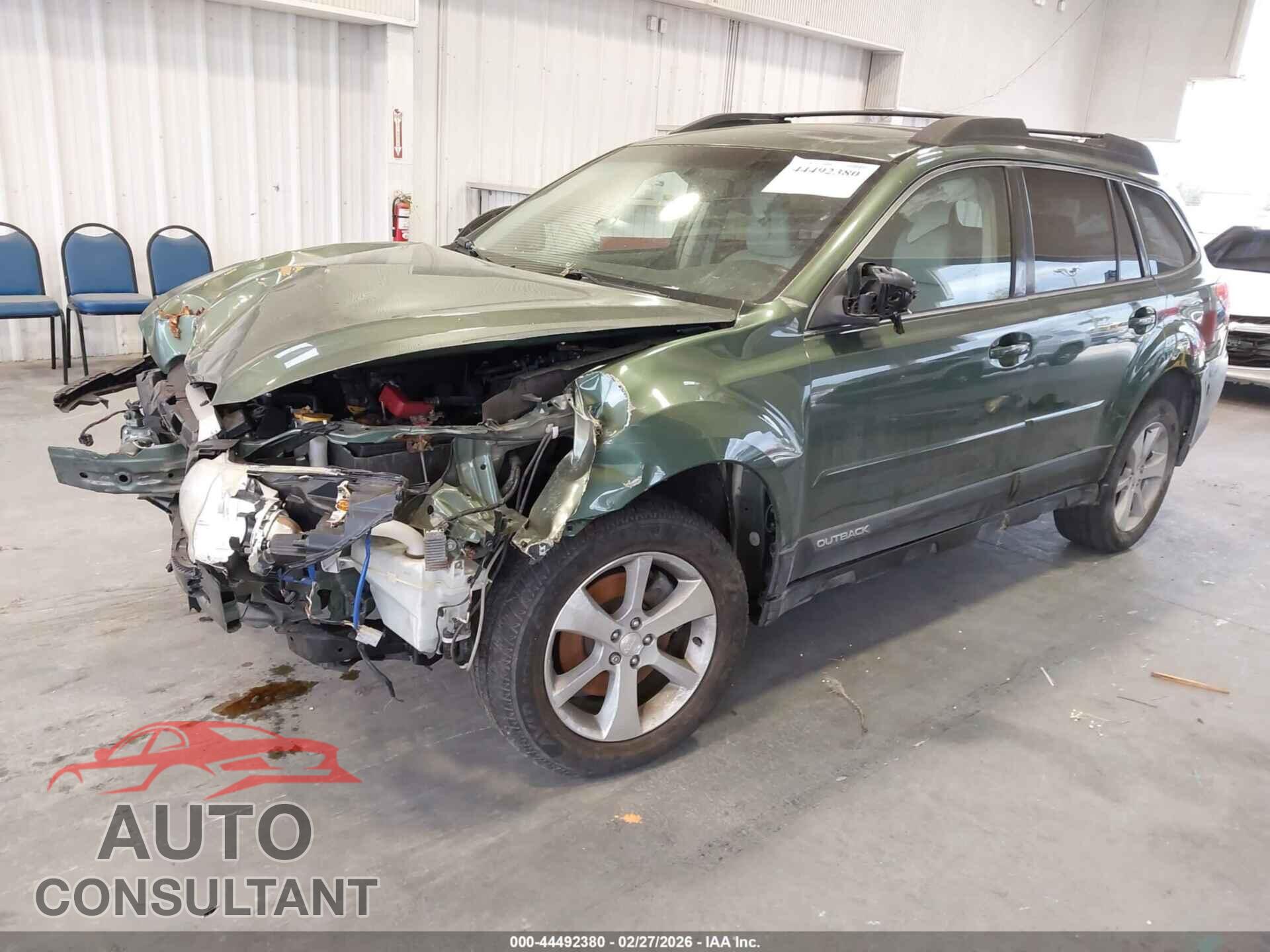 SUBARU OUTBACK 2013 - 4S4BRDKC7D2301206