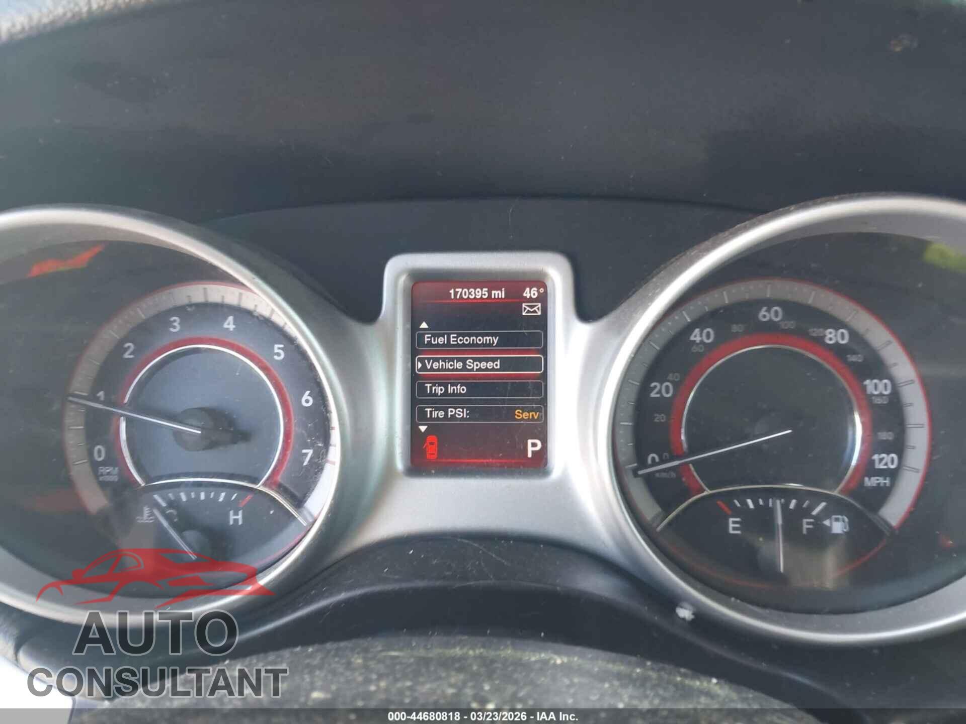 DODGE JOURNEY 2013 - 3C4PDCAB6DT710159