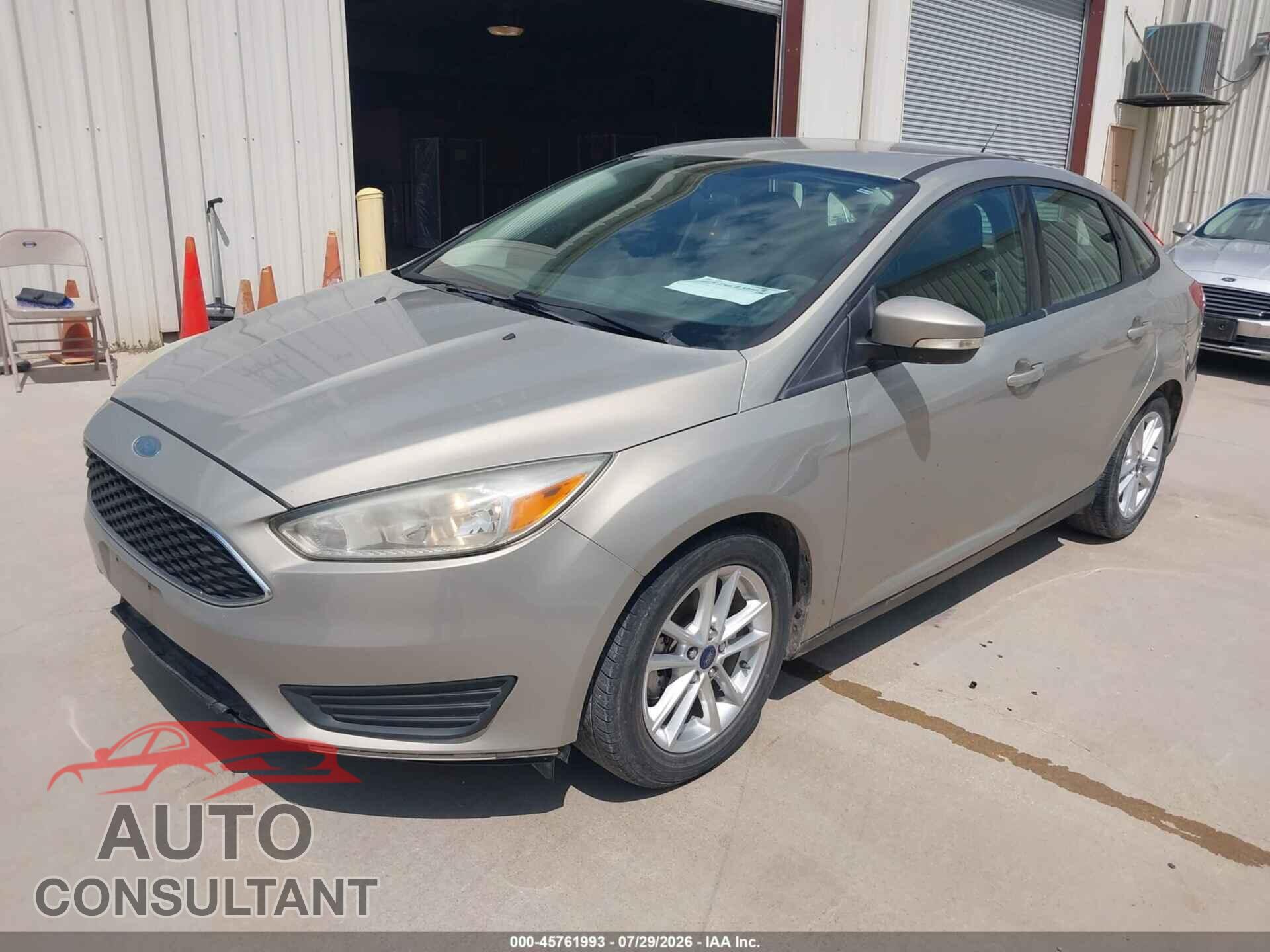 FORD FOCUS 2016 - 1FADP3F2XGL365940
