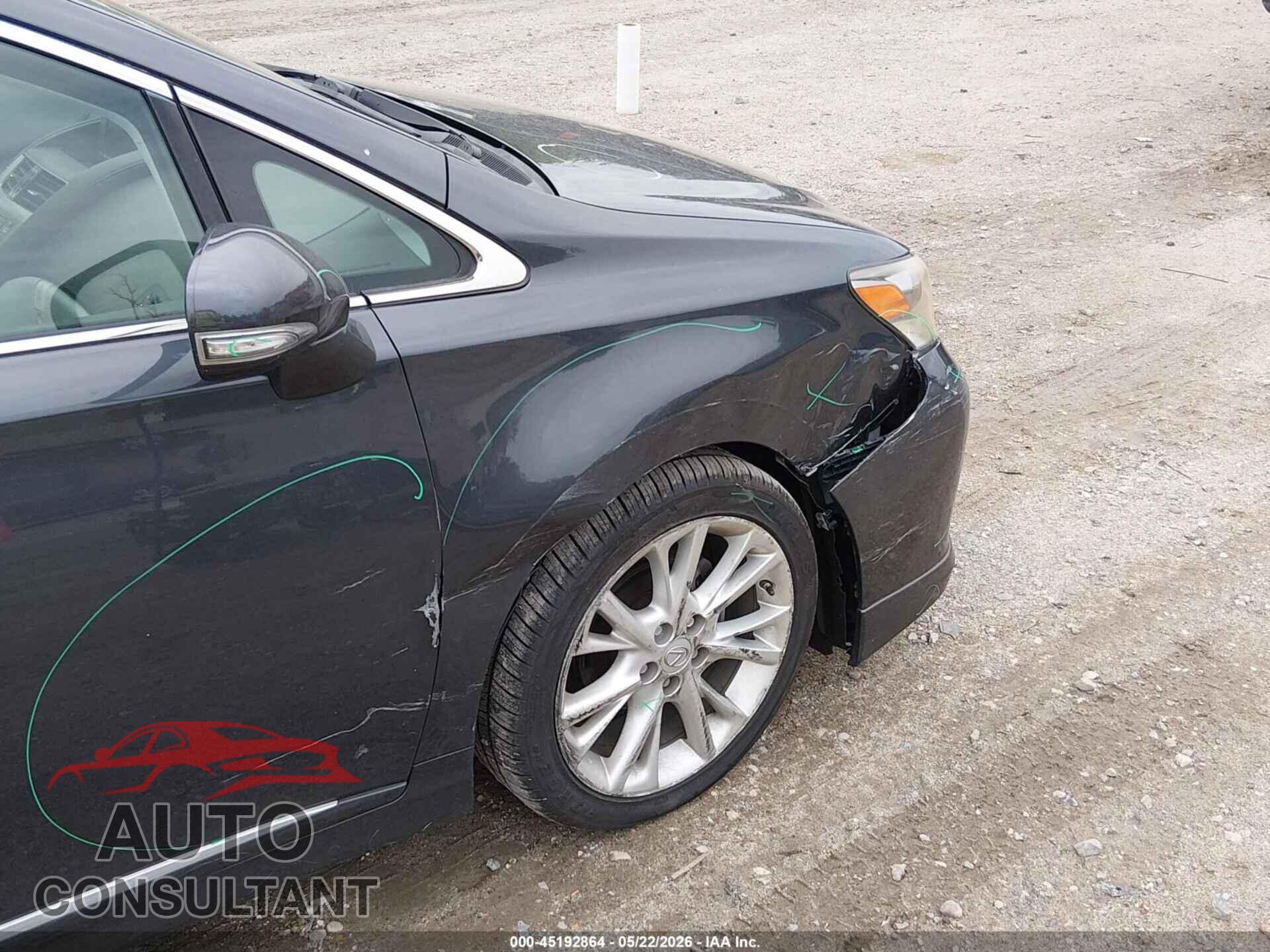 LEXUS HS 2010 - JTHBB1BA3A2025347