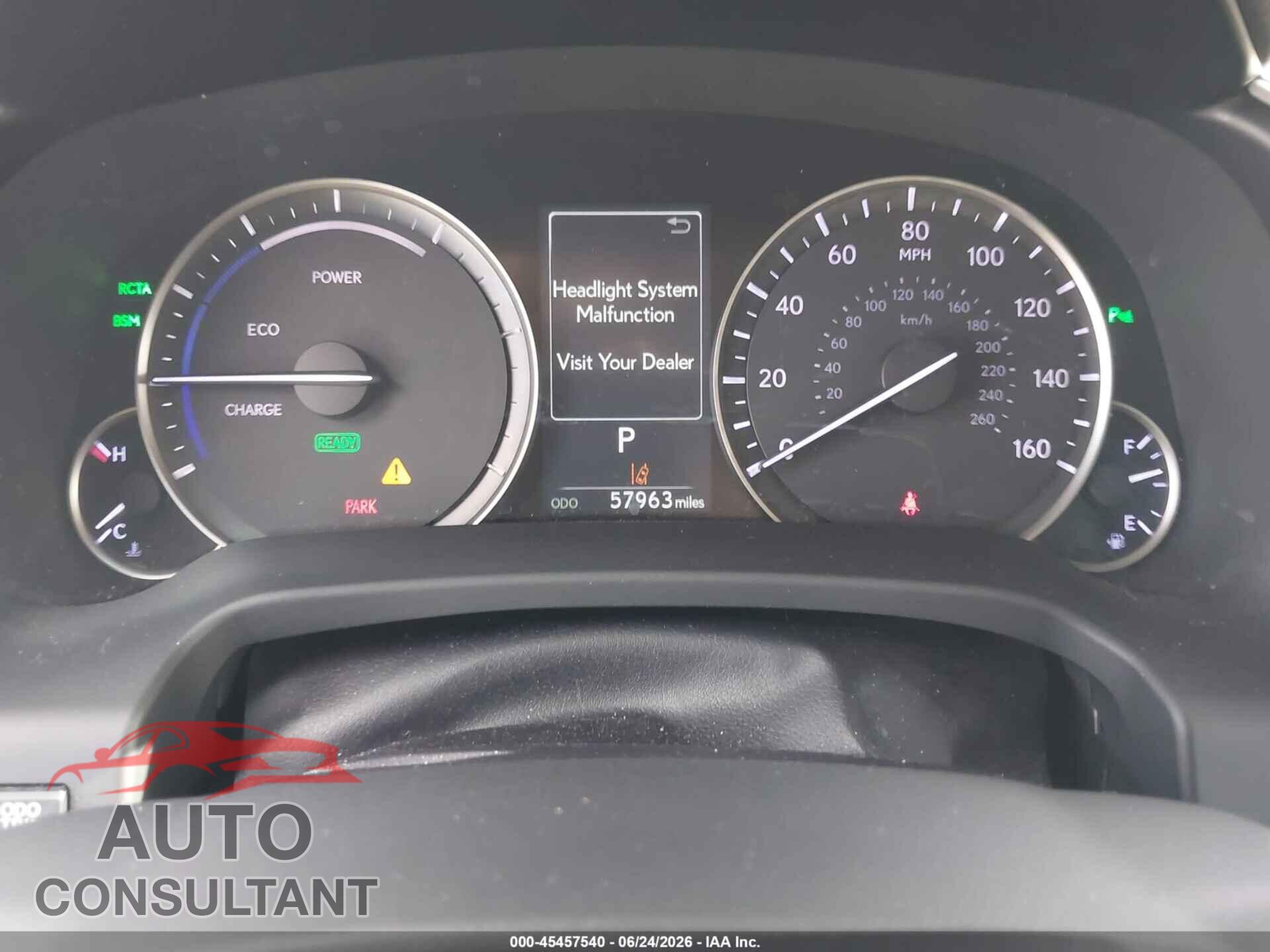 LEXUS RX 450H 2019 - 2T2BGMCA8KC034613