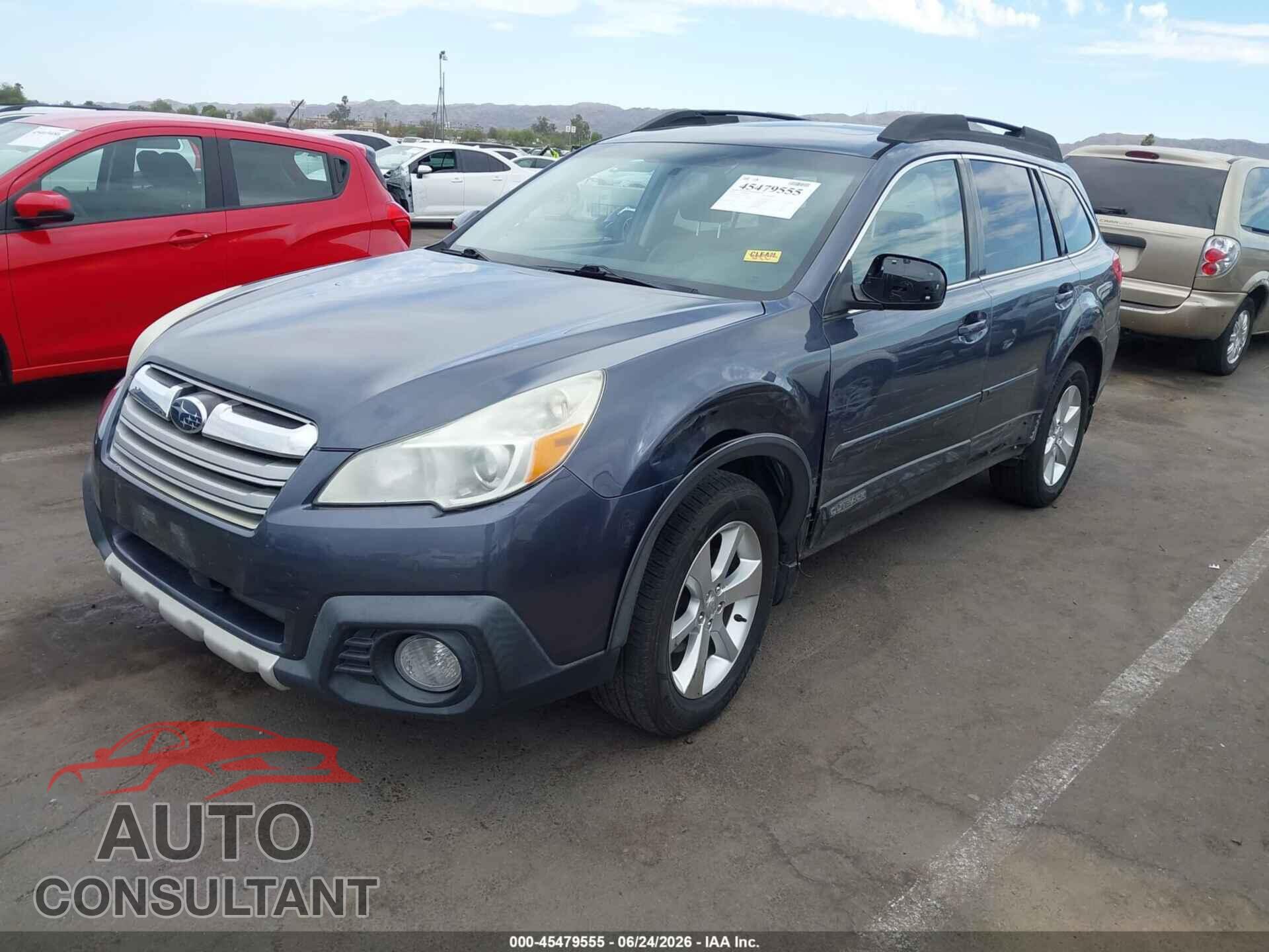 SUBARU OUTBACK 2014 - 4S4BRBMC2E3283792