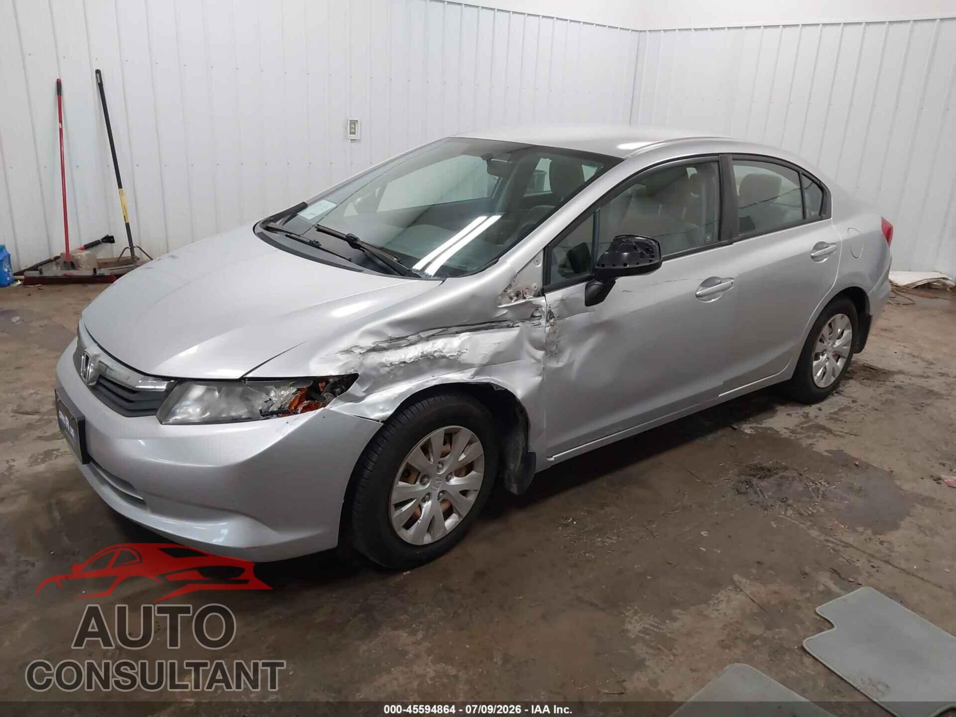 HONDA CIVIC 2012 - 2HGFB2F55CH588983