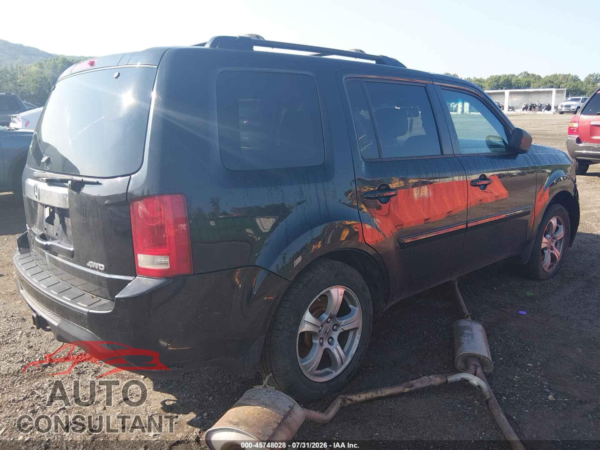 HONDA PILOT 2014 - 5FNYF4H5XEB016787