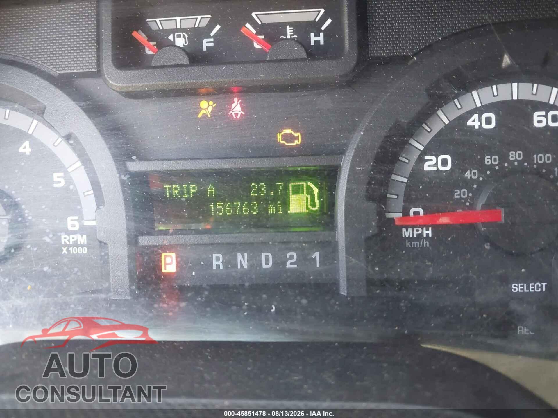 FORD E-150 2012 - 1FTNE1EW8CDB01813