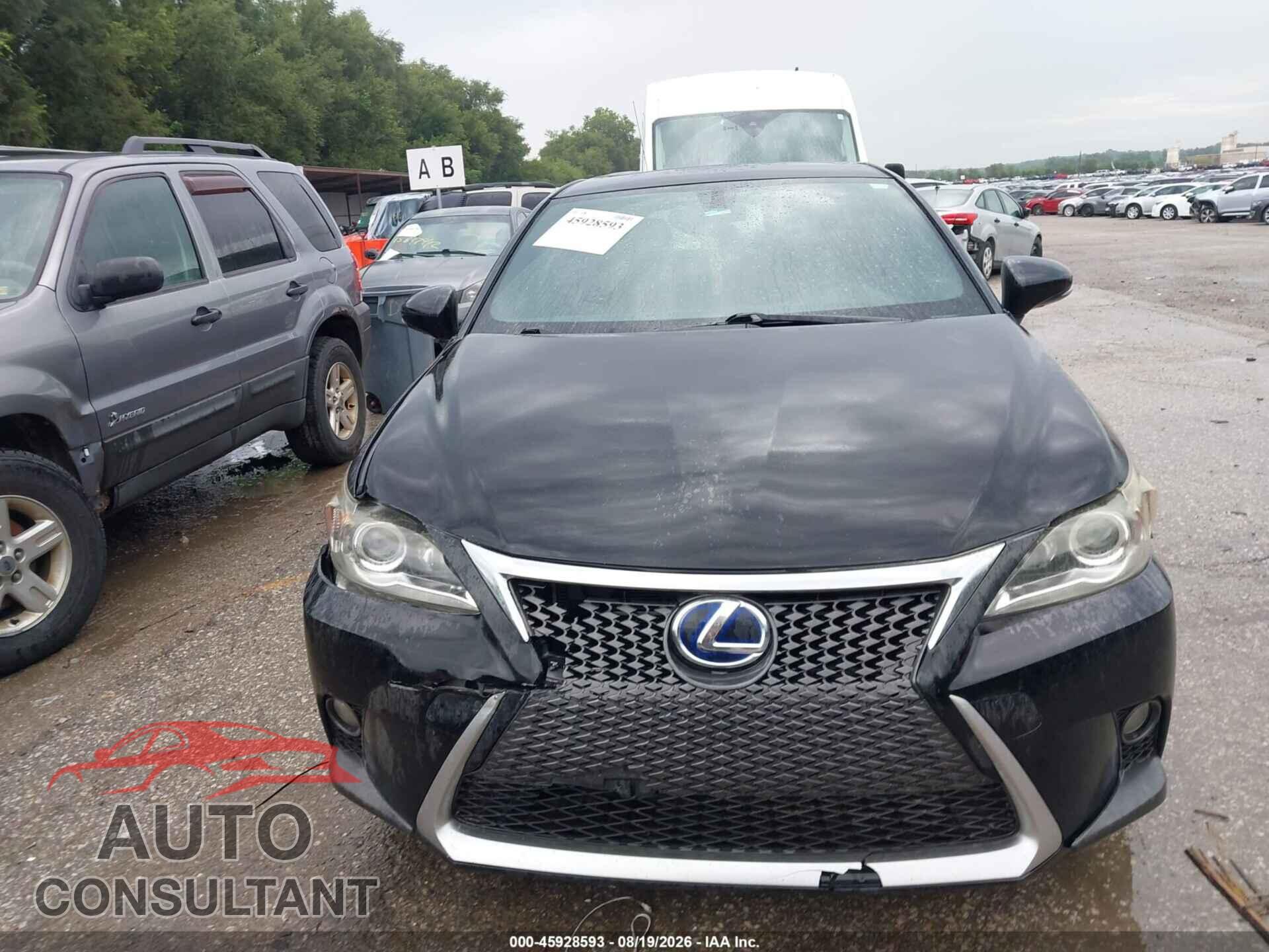 LEXUS CT 200H 2014 - JTHKD5BH4E2190991