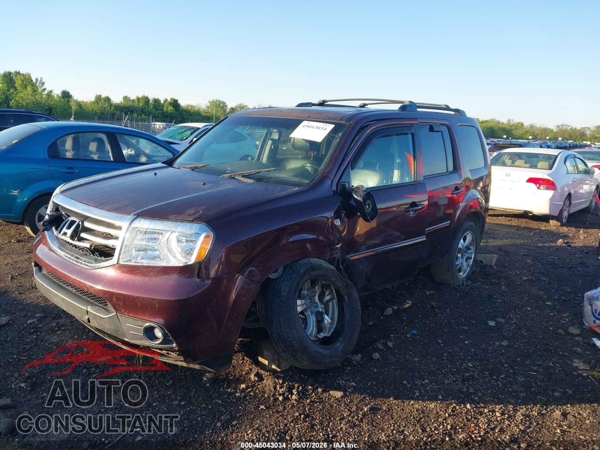 HONDA PILOT 2012 - 5FNYF4H55CB028763