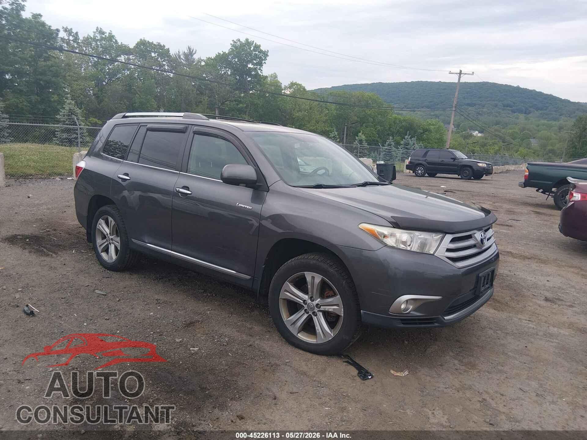 TOYOTA HIGHLANDER 2011 - 5TDDK3EH5BS072954