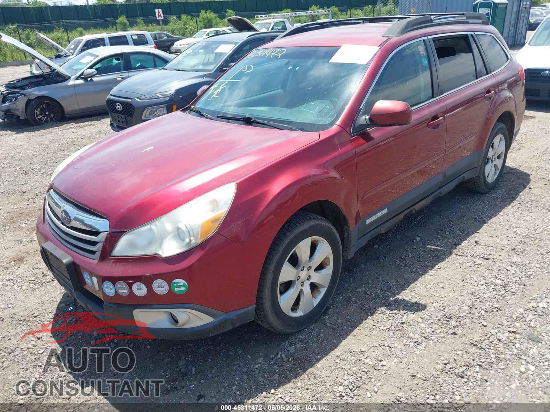 SUBARU OUTBACK 2012 - 4S4BRBCC7C3243965