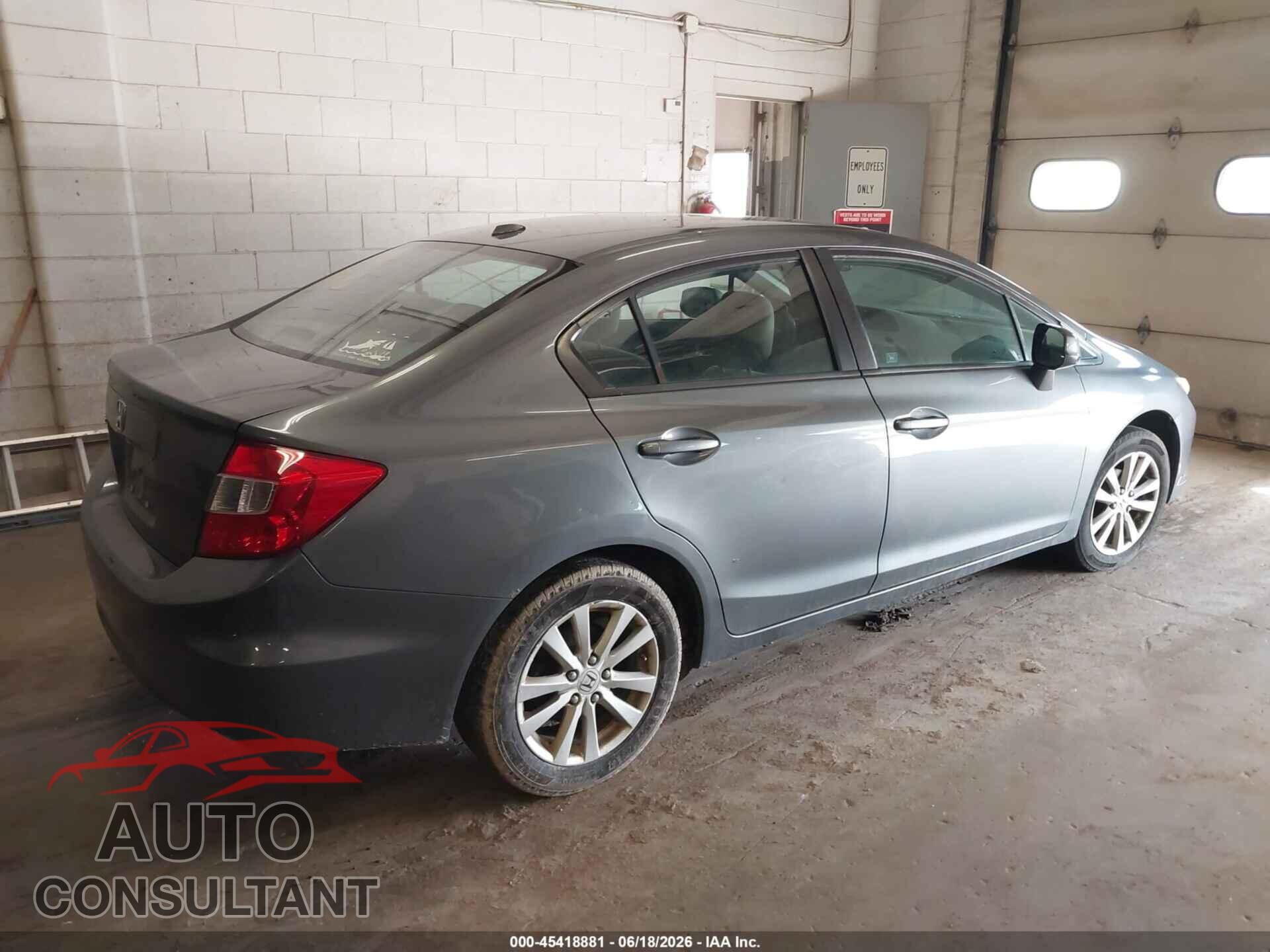 HONDA CIVIC 2012 - 19XFB2F88CE010431