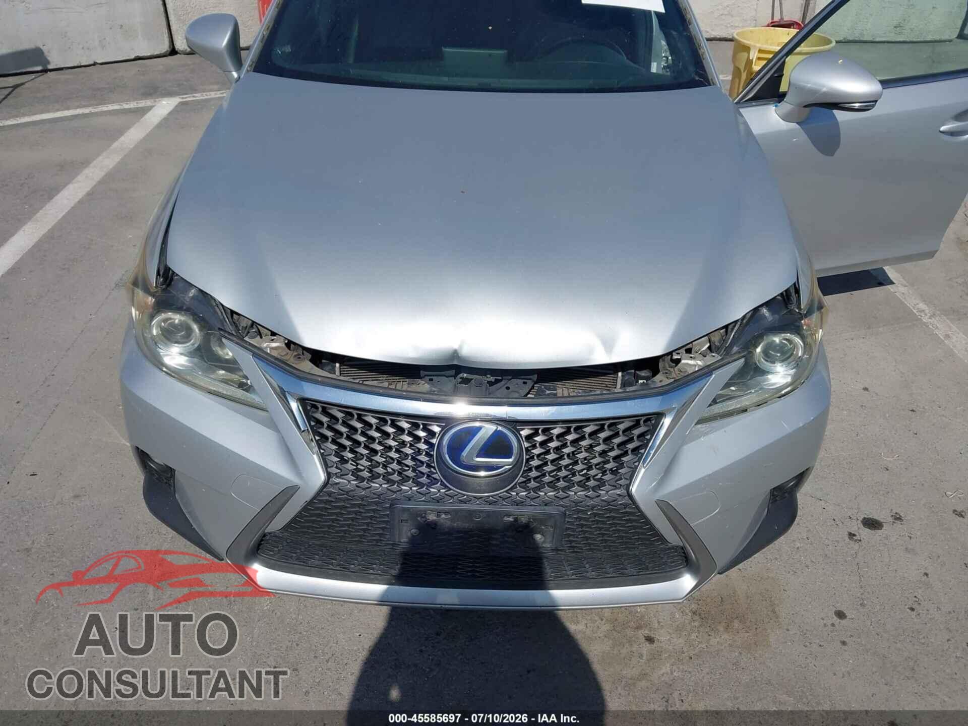 LEXUS CT 200H 2014 - JTHKD5BH4E2183779